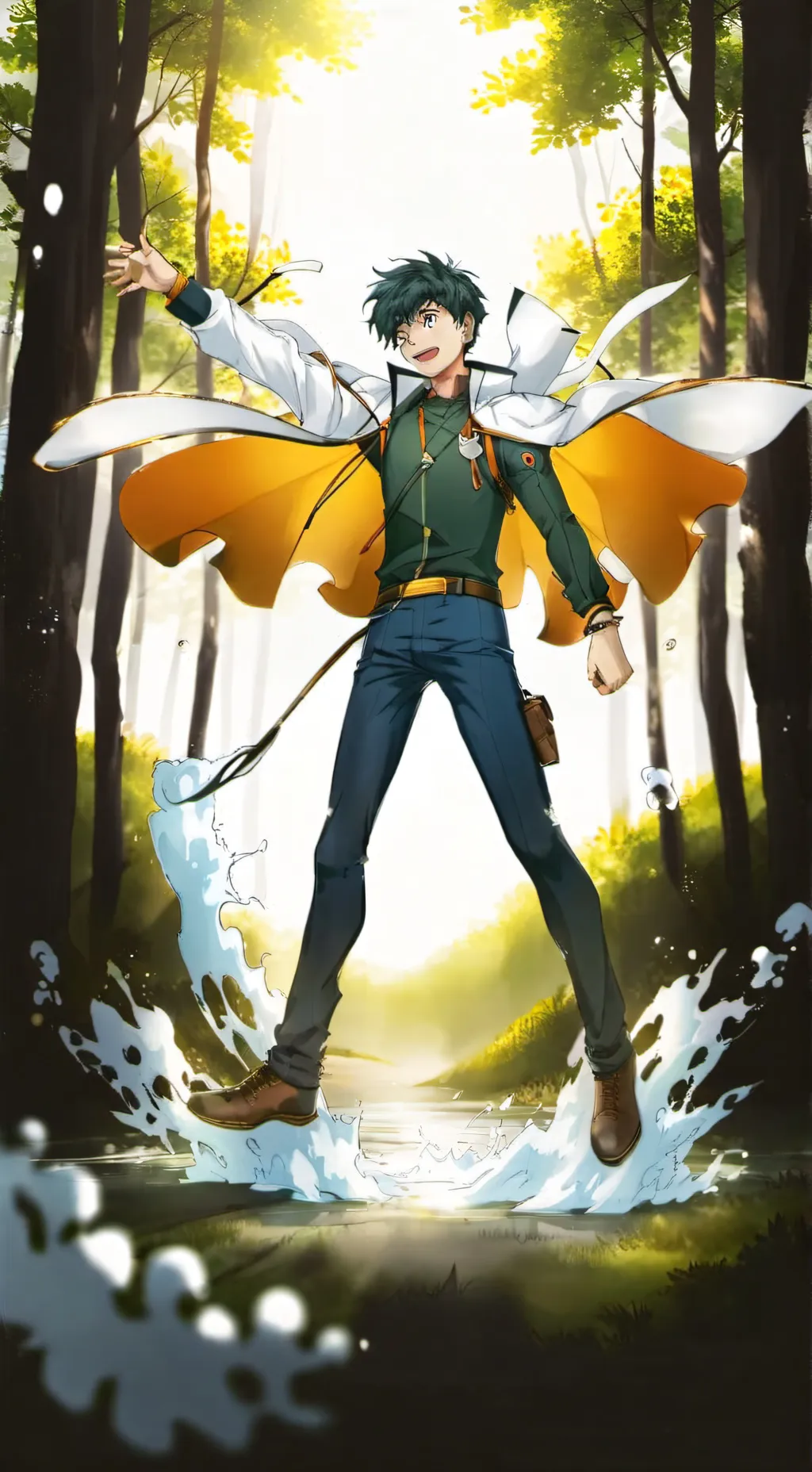 ai character: mha in danger  background