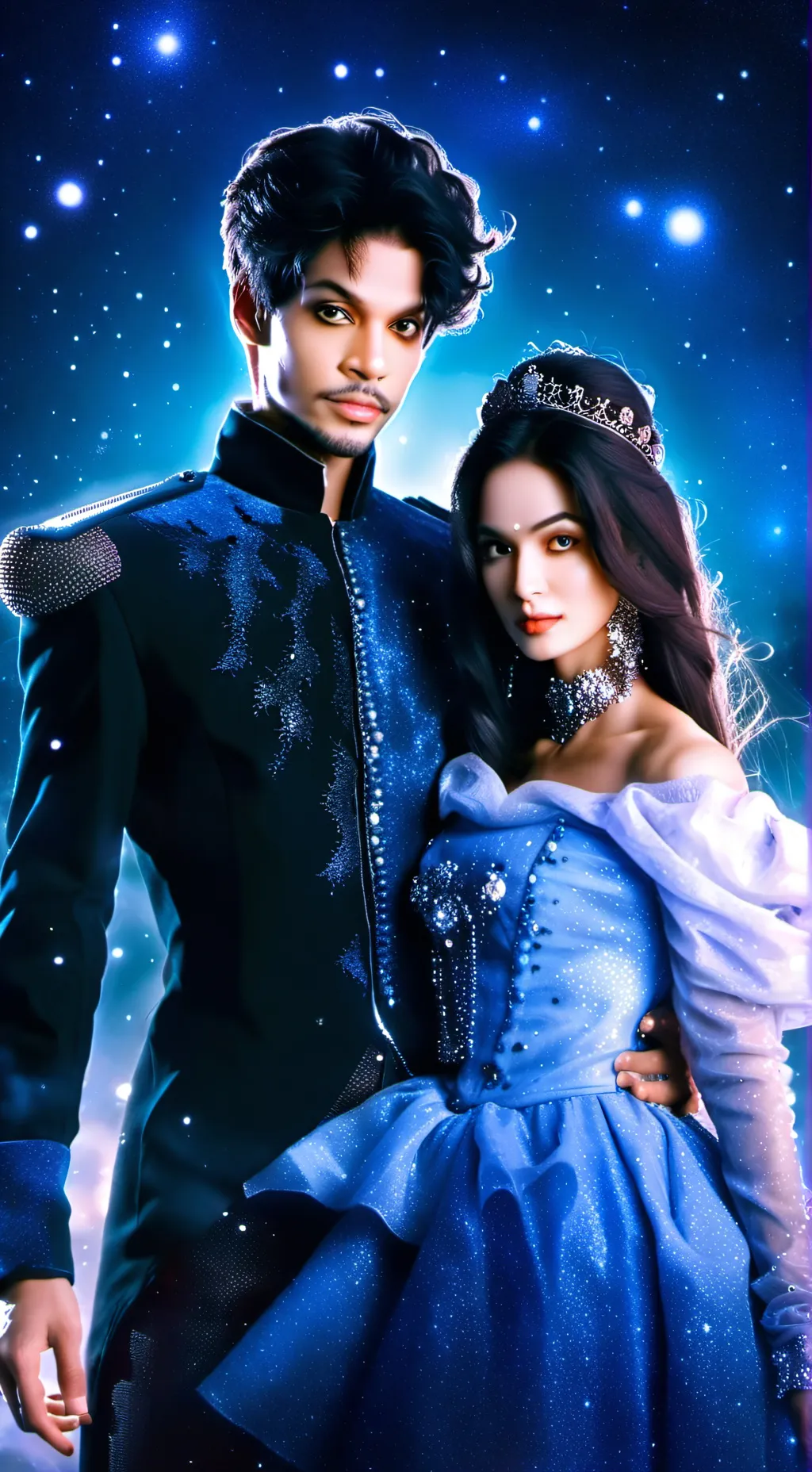 ai character: wife and prince background