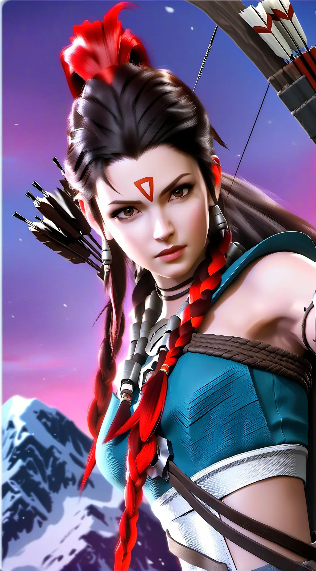 ai character: Aloy background