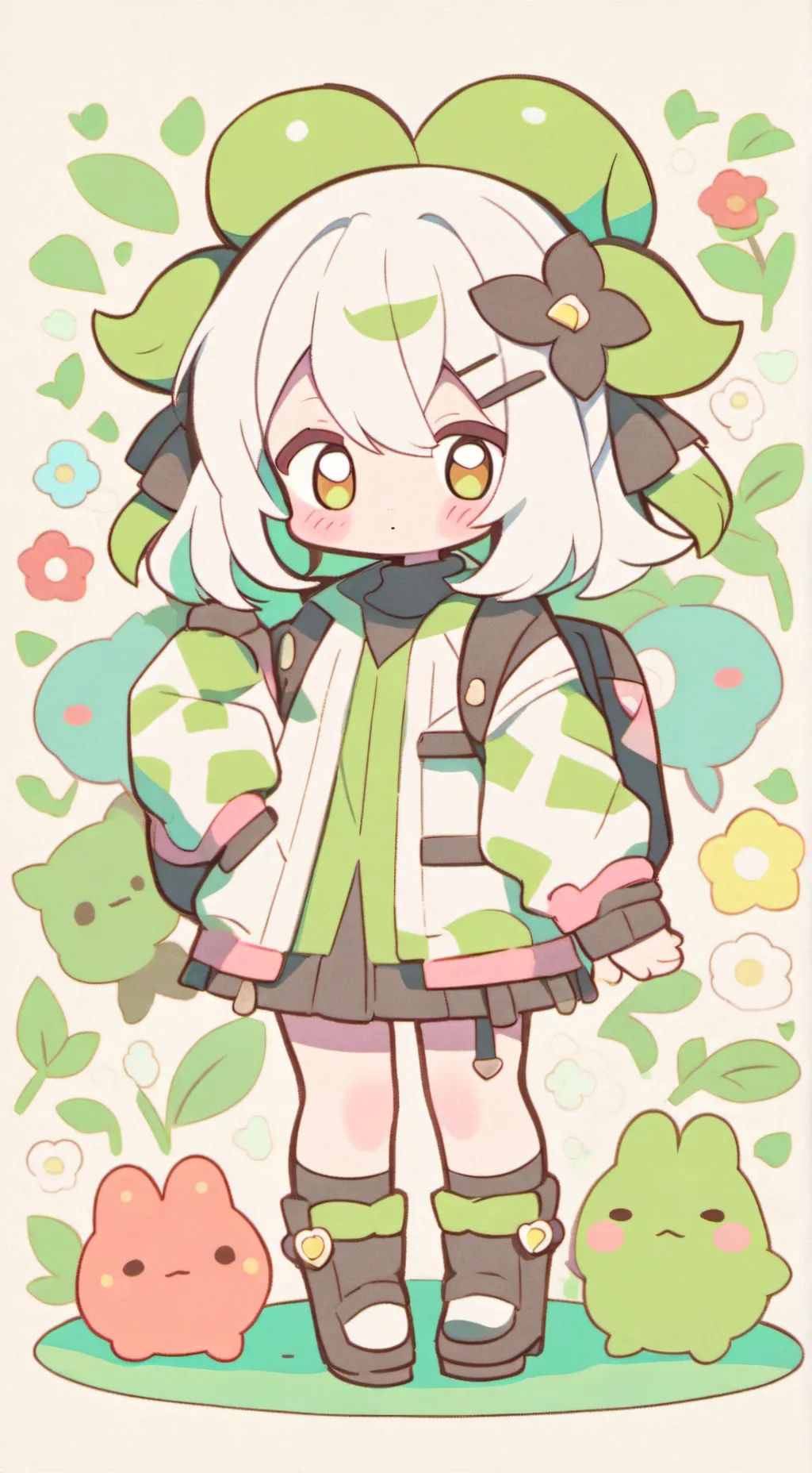 ai character: fat background