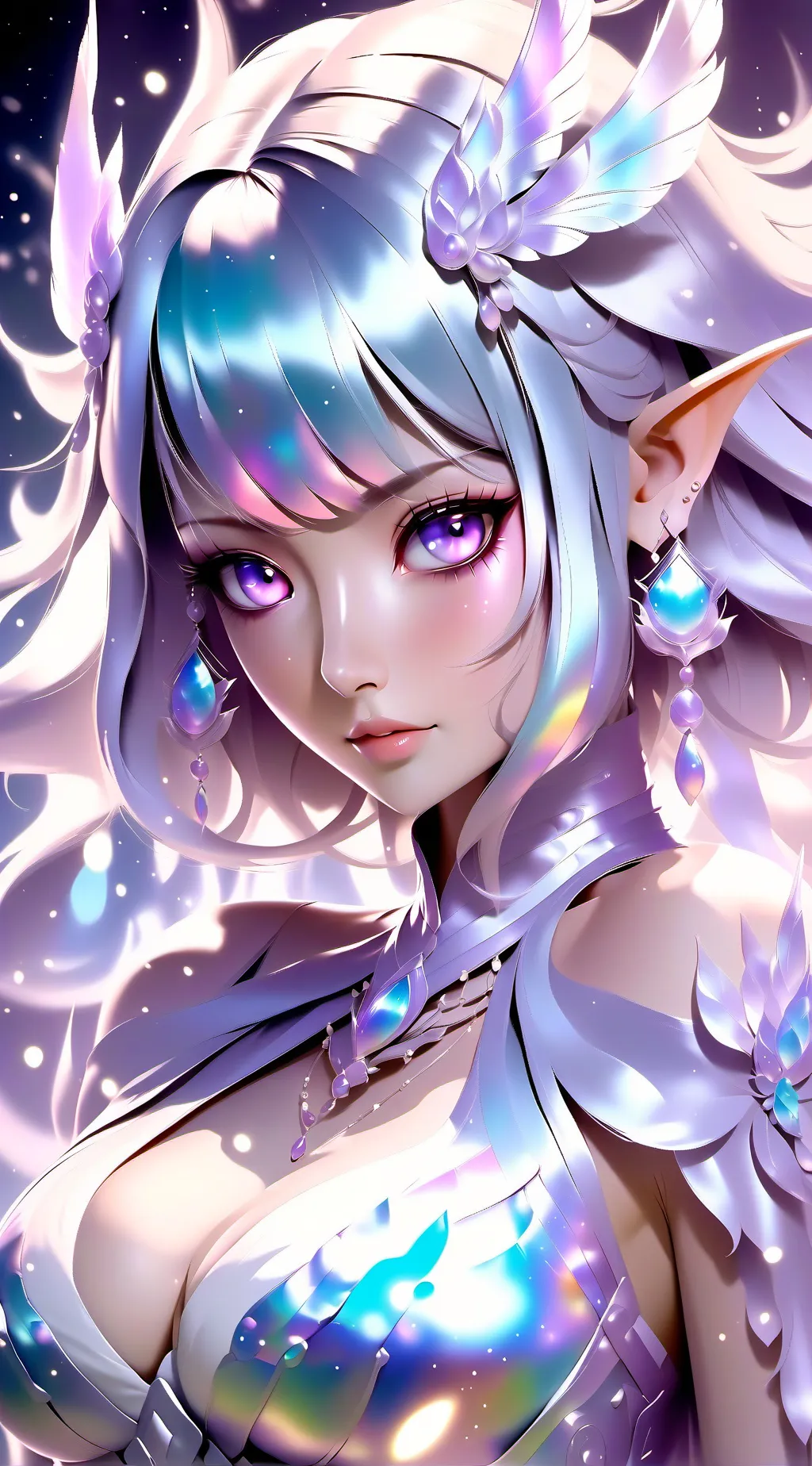 ai character: BTS Moana 2💜🌀 background