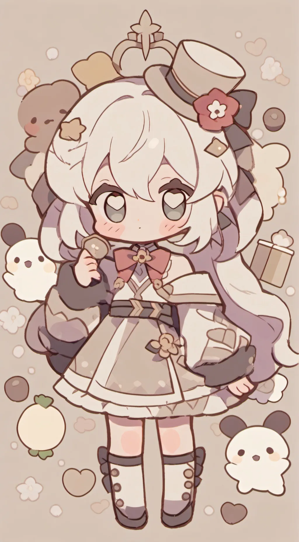 ai character: Mm2 trio part 3 background