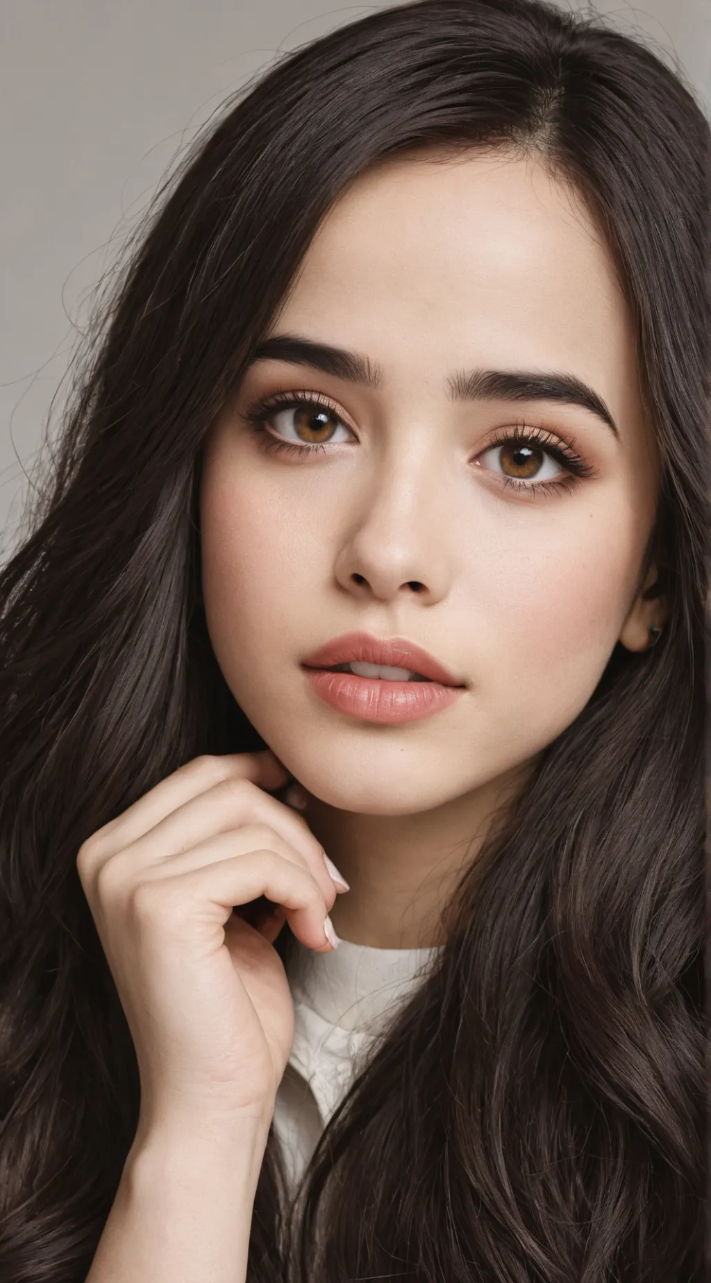 ai character: Sofia Carson background