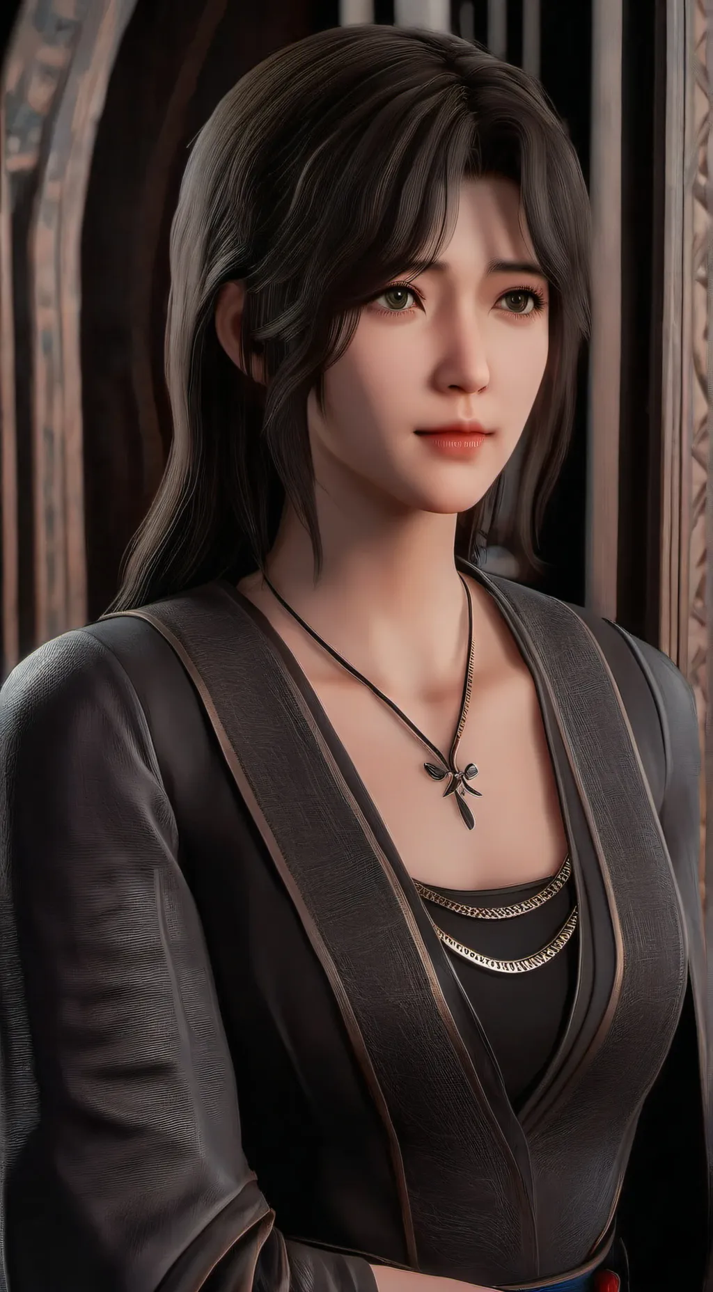 ai character: Amanda Tottenham  background