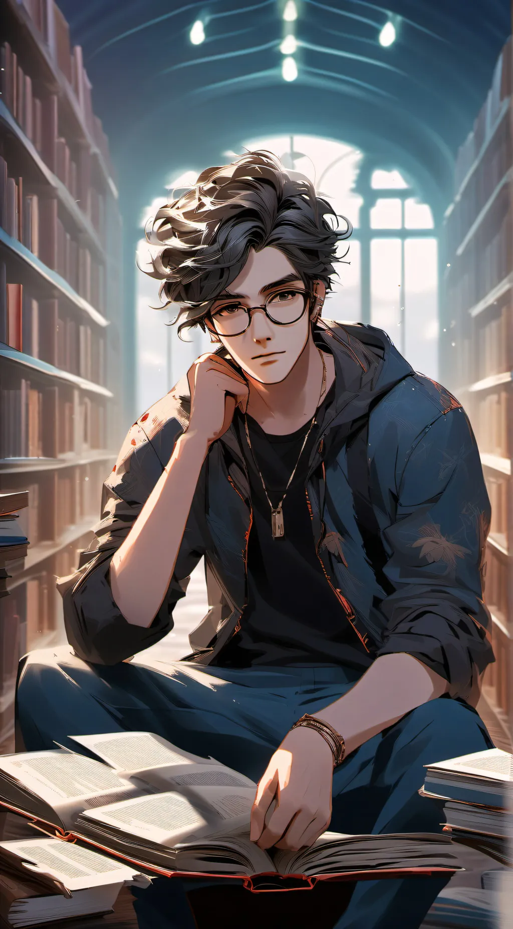ai character: Kade  background