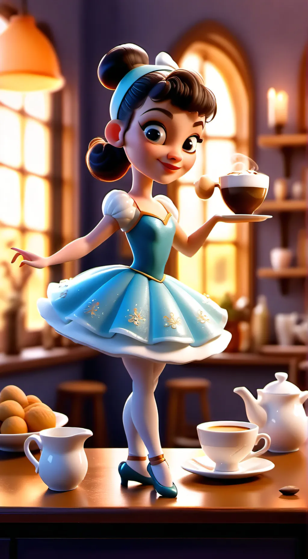 ai character: ballerinacappuccna background
