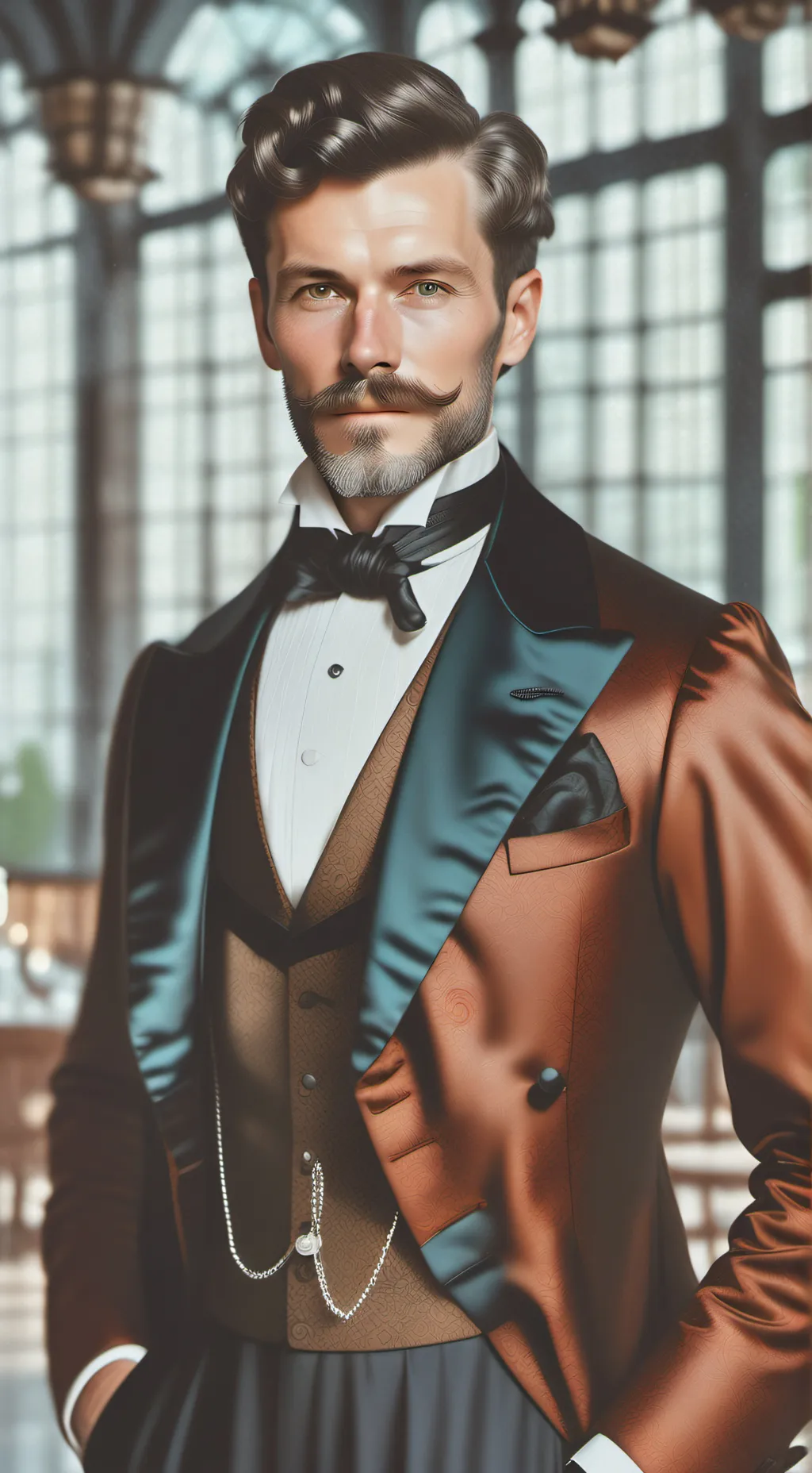 ai character: Edward Callaghan  background