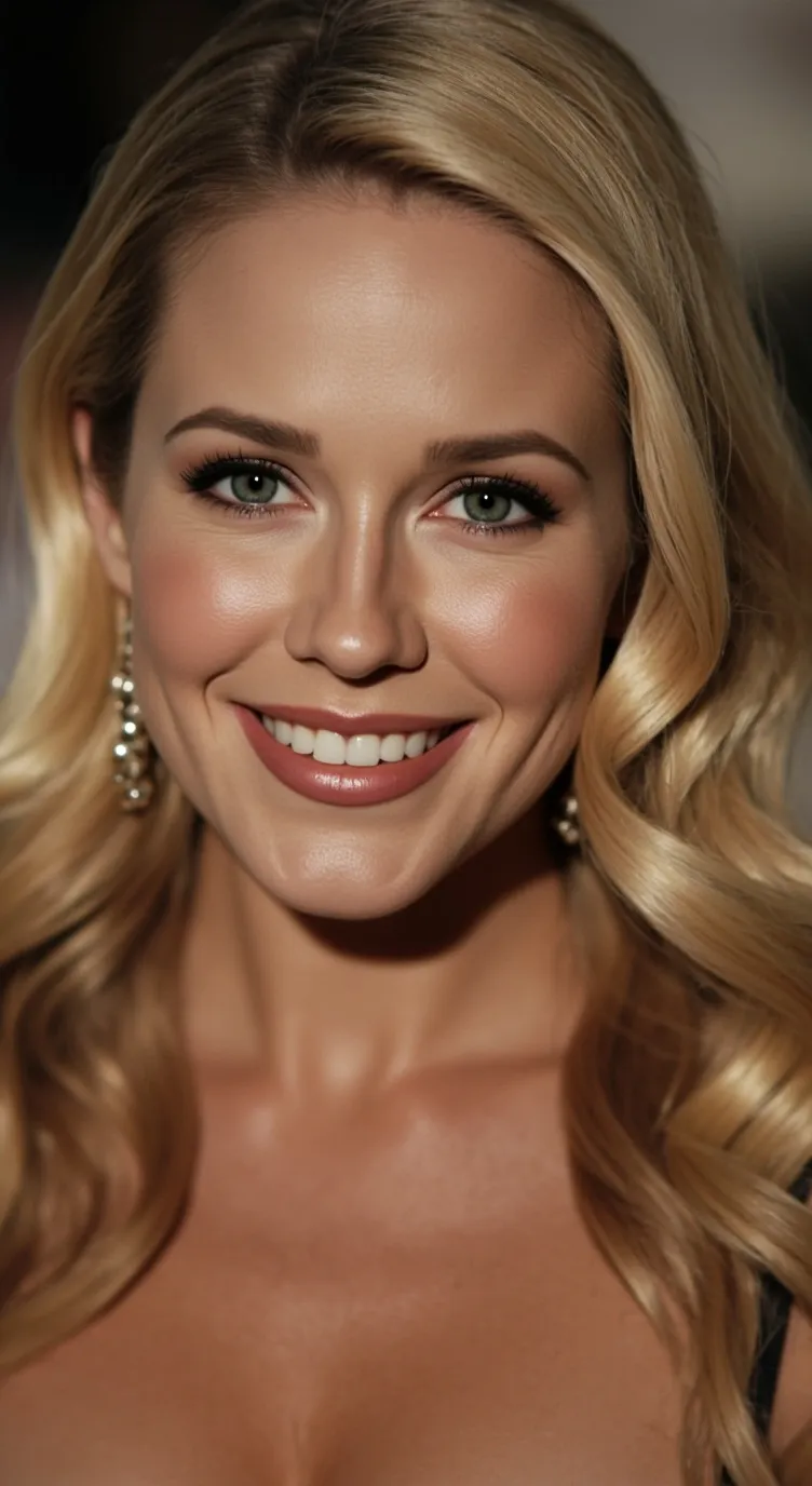 ai character: Anna Camp  background