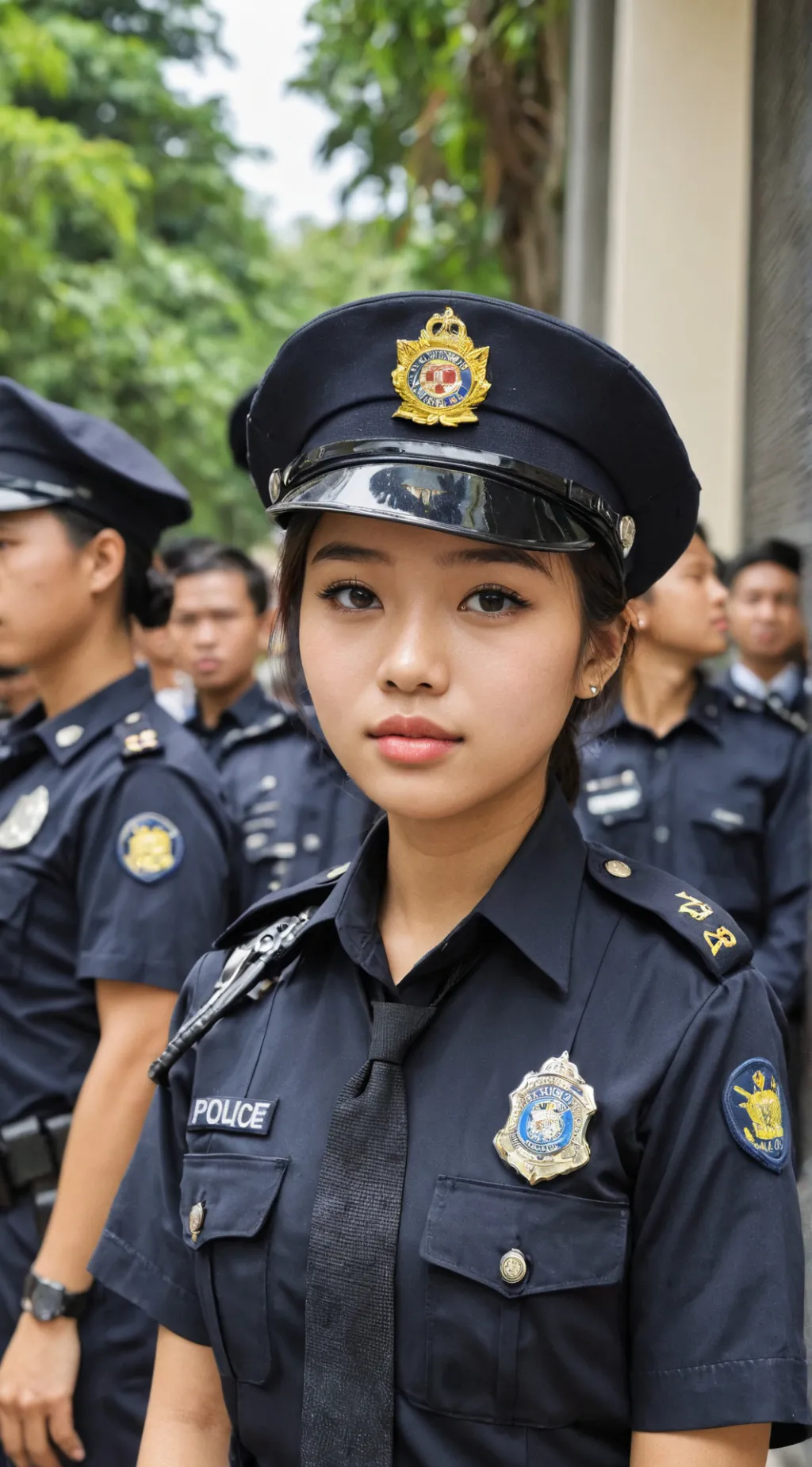 ai character: kakak kamu polis🗿 background