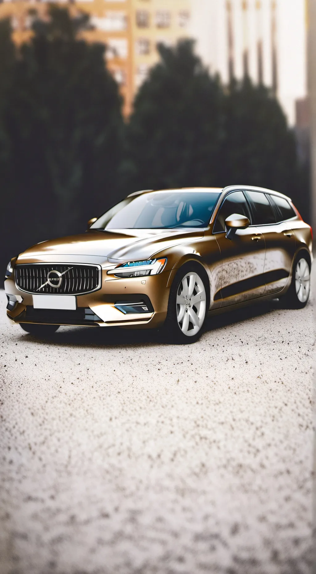 ai character: Olli the Volvo car background