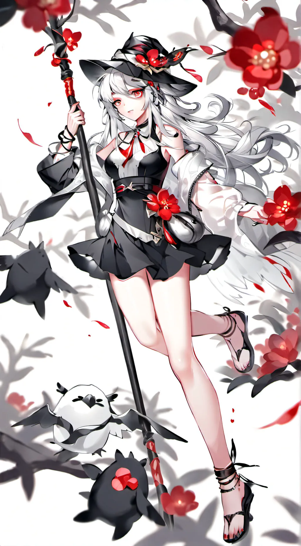 ai character: babá PLum background