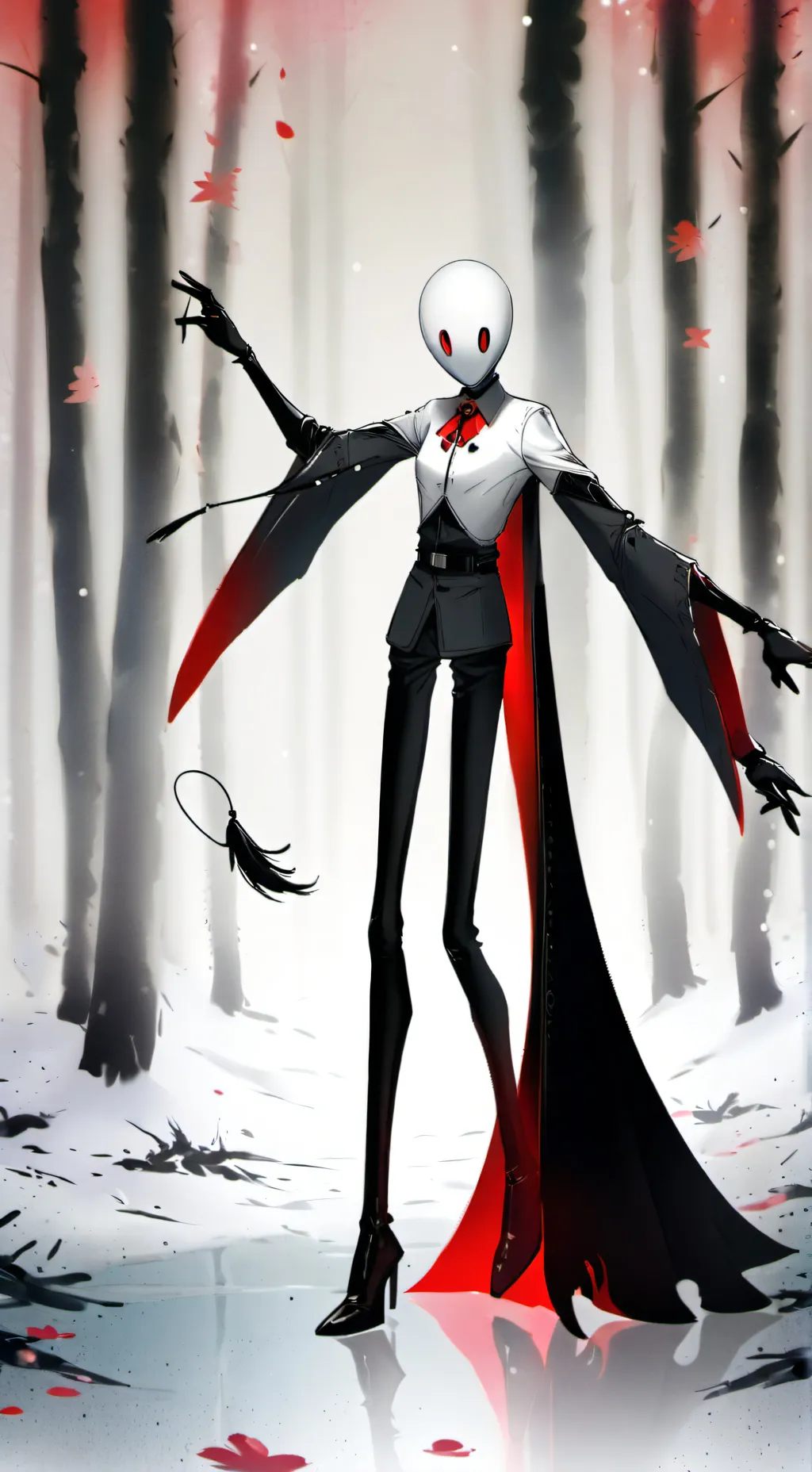 ai character: I'm back posting background