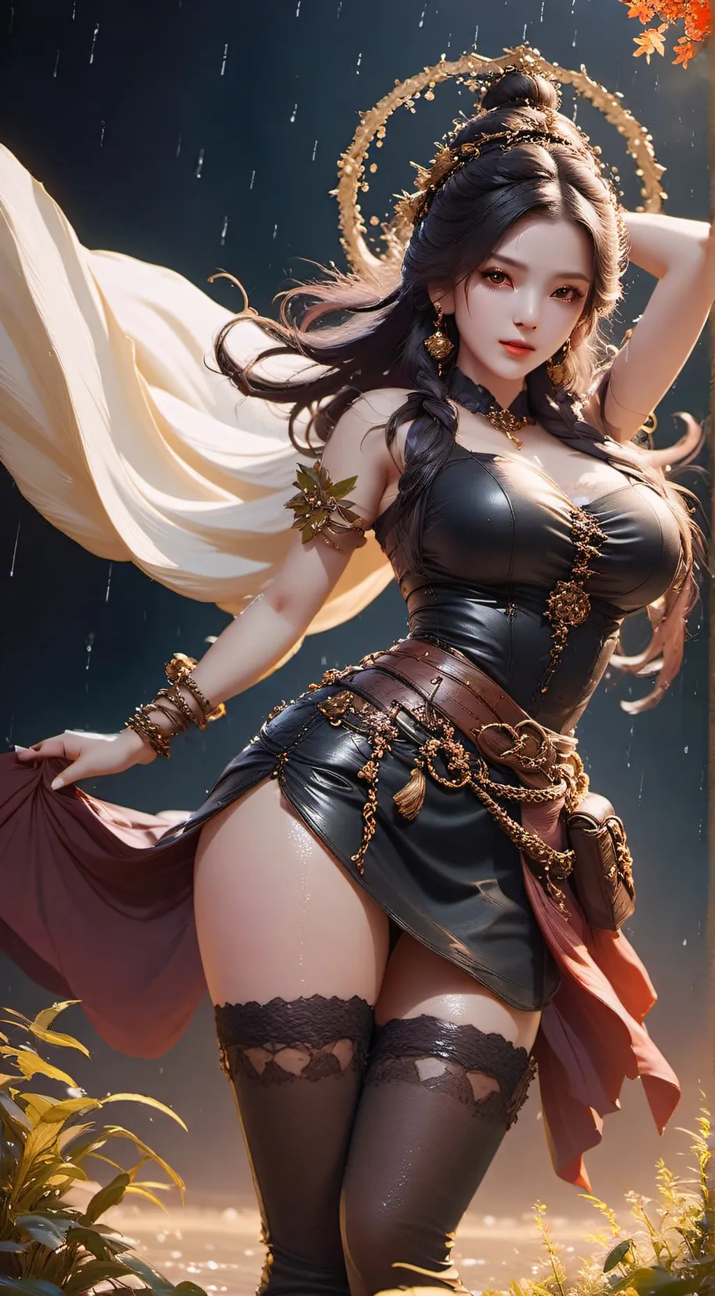 ai character: Aria Blackthorn background