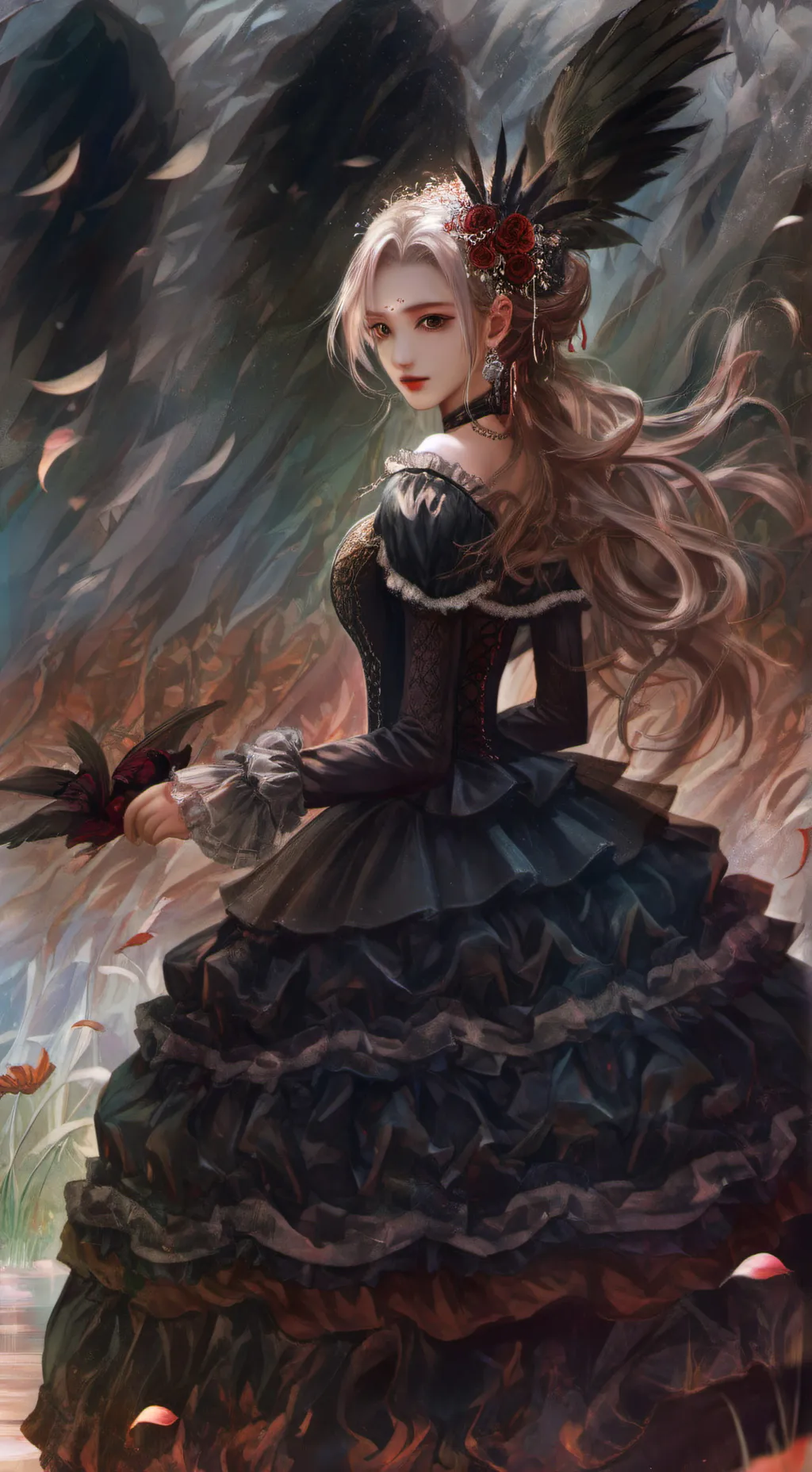 ai character: luna background