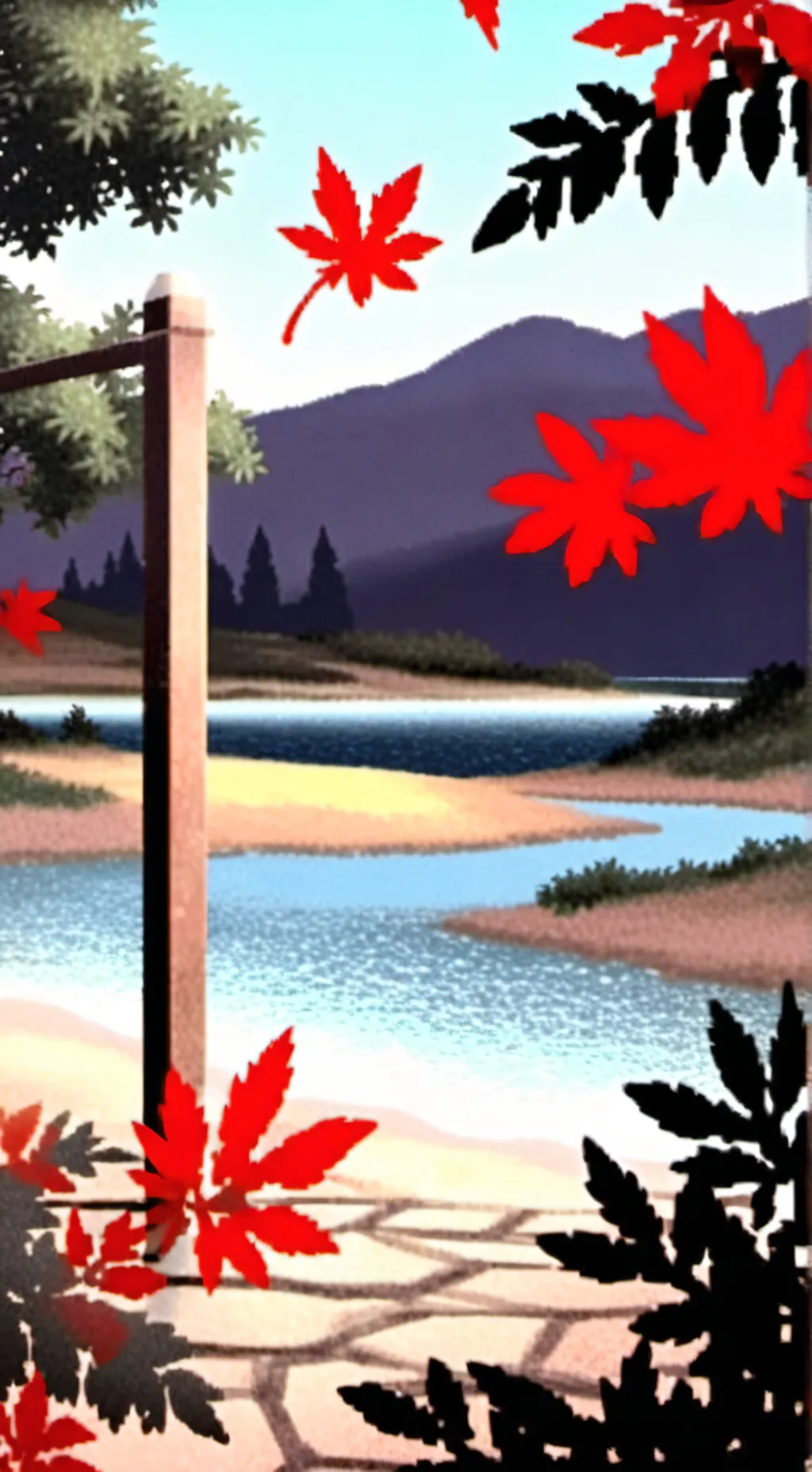 ai character: Bdfi Evill leafy  background