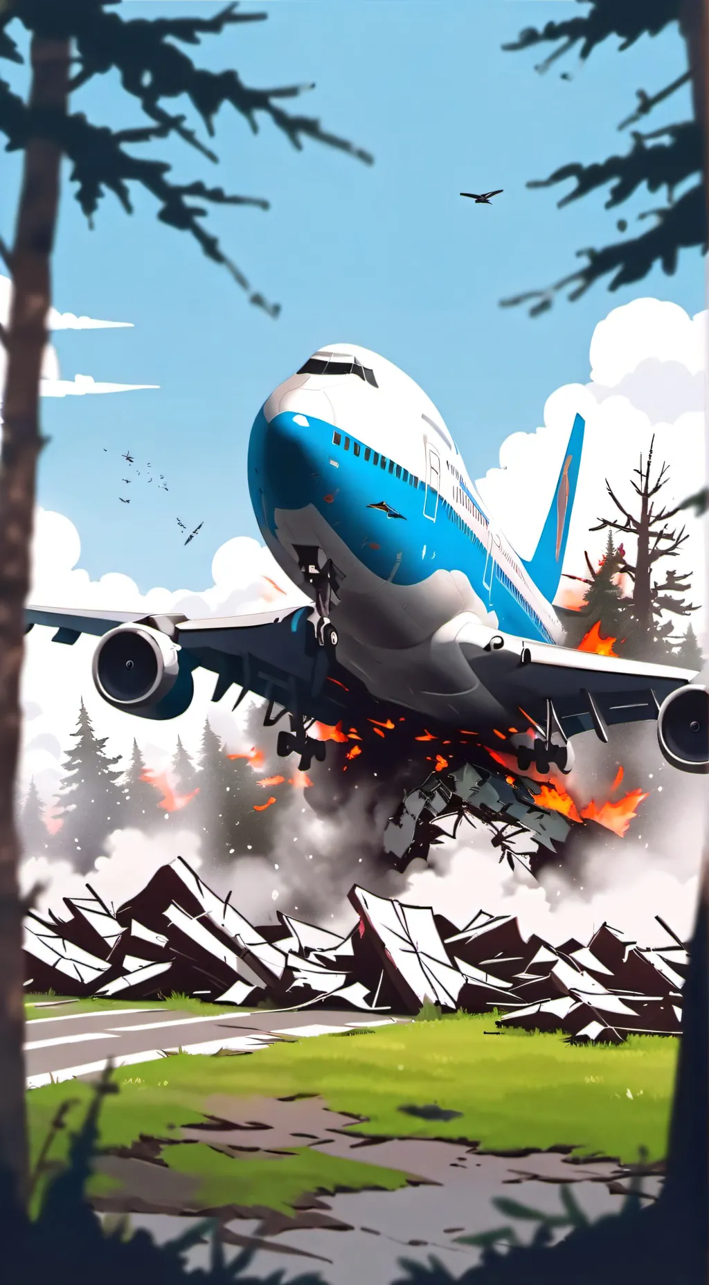 ai character: Boeing 747 background