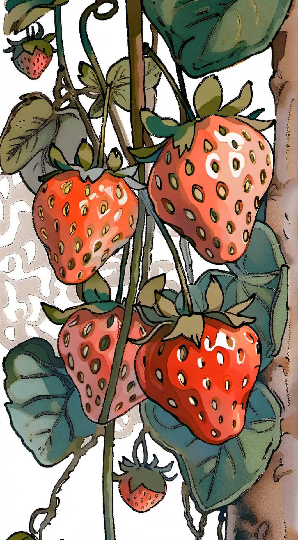 ai character: Sprout🍓🌿 background