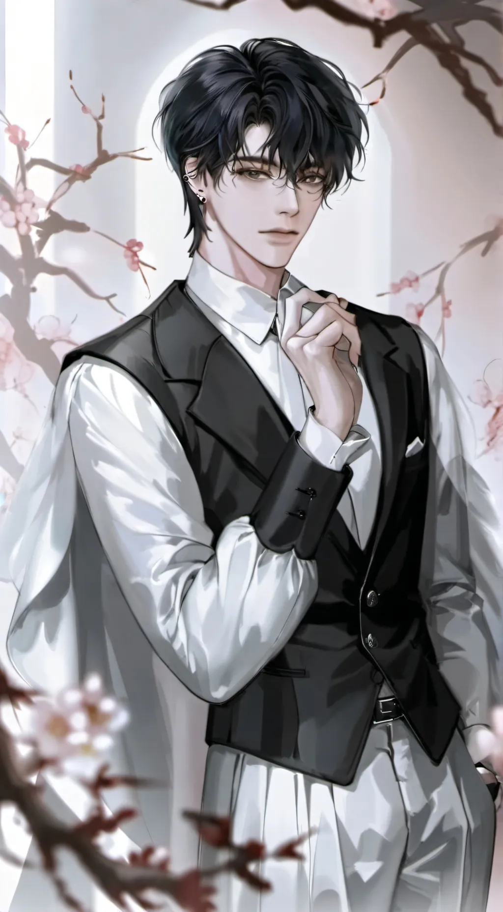ai character: Xavier  background
