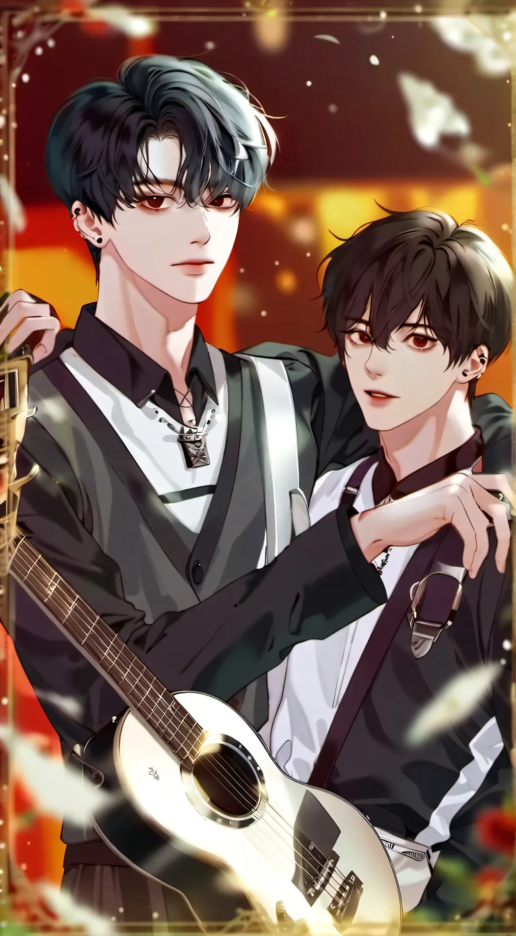 ai character: Hyunjin x Felix background