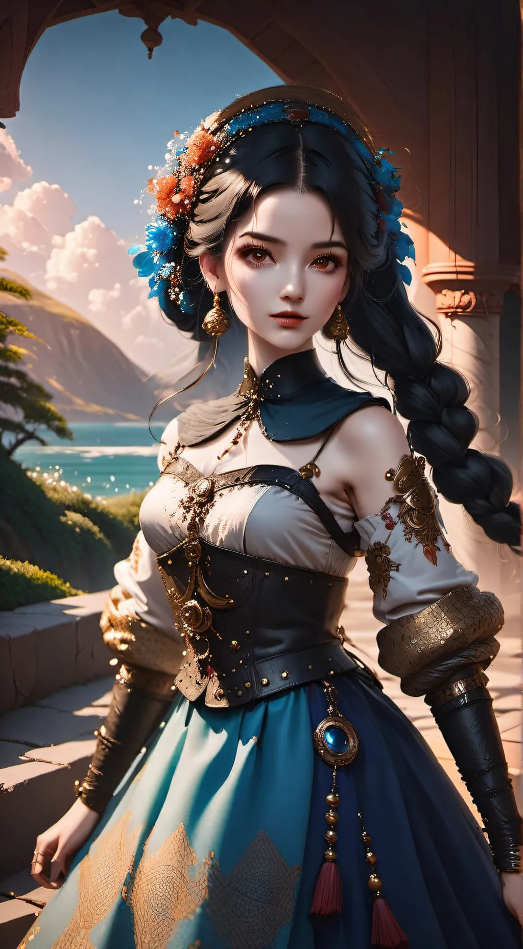 ai character: lía  background