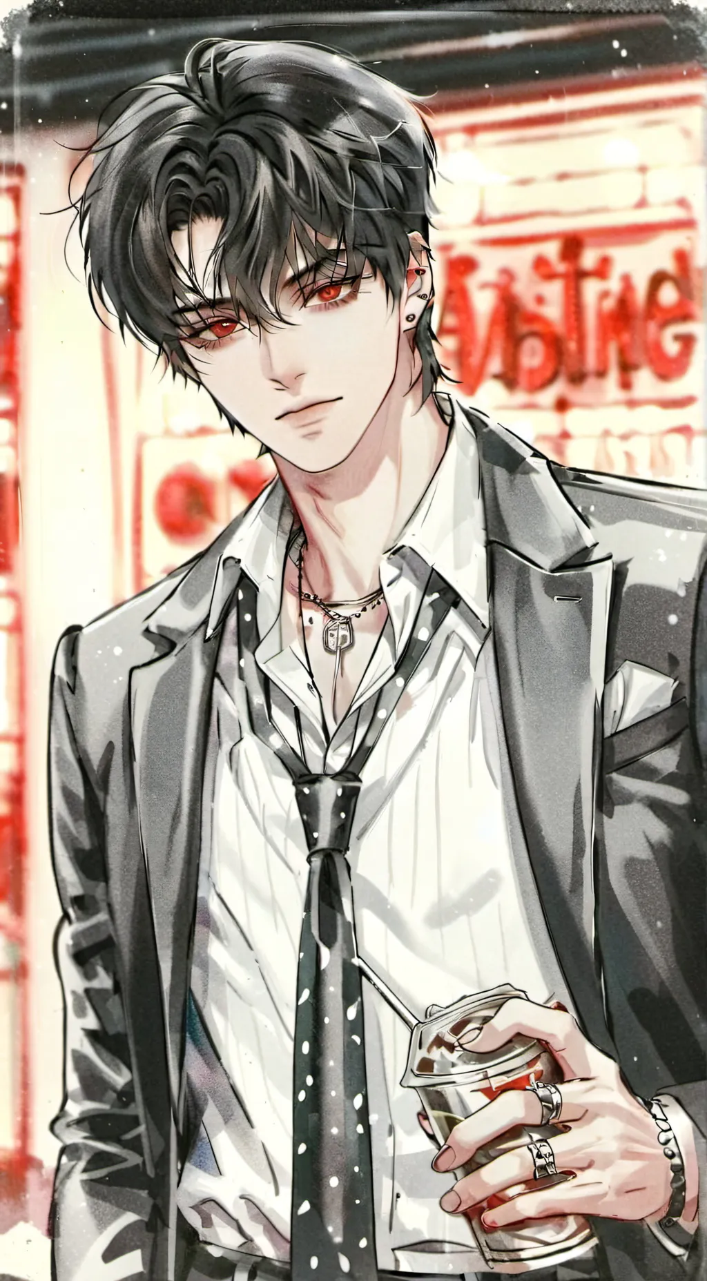 ai character: raven background