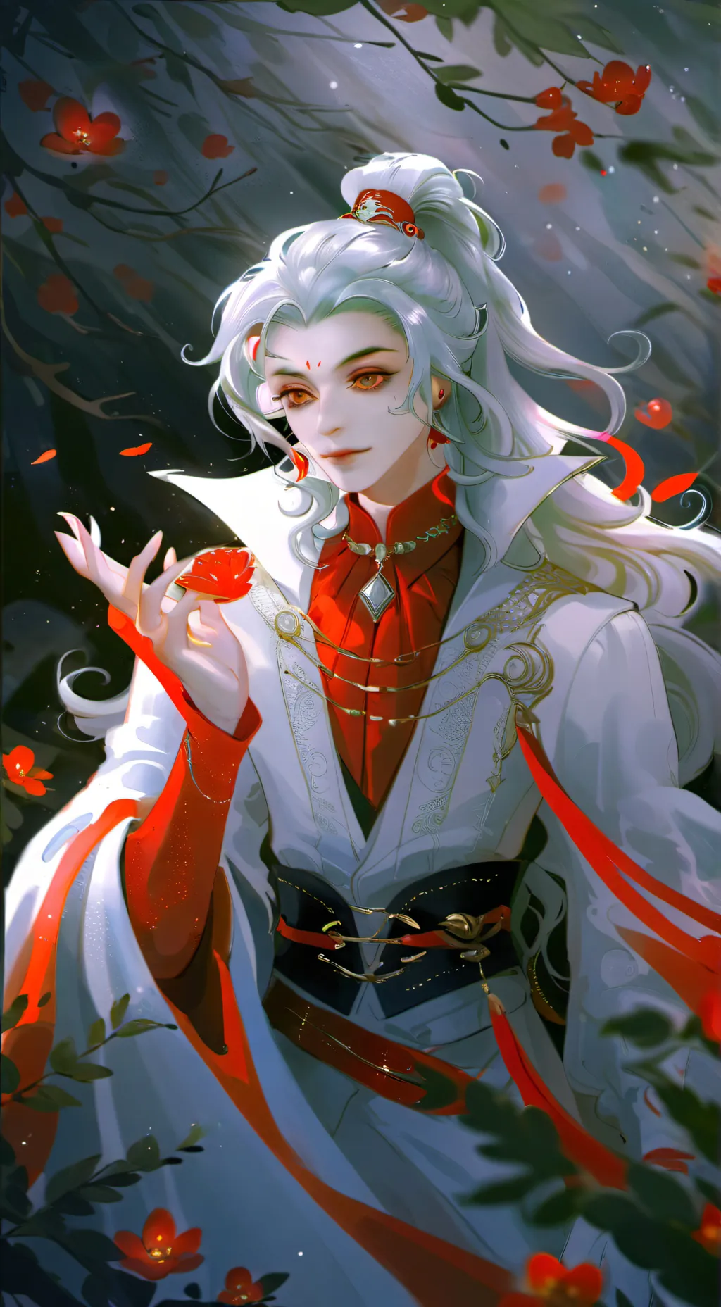 ai character: ash background