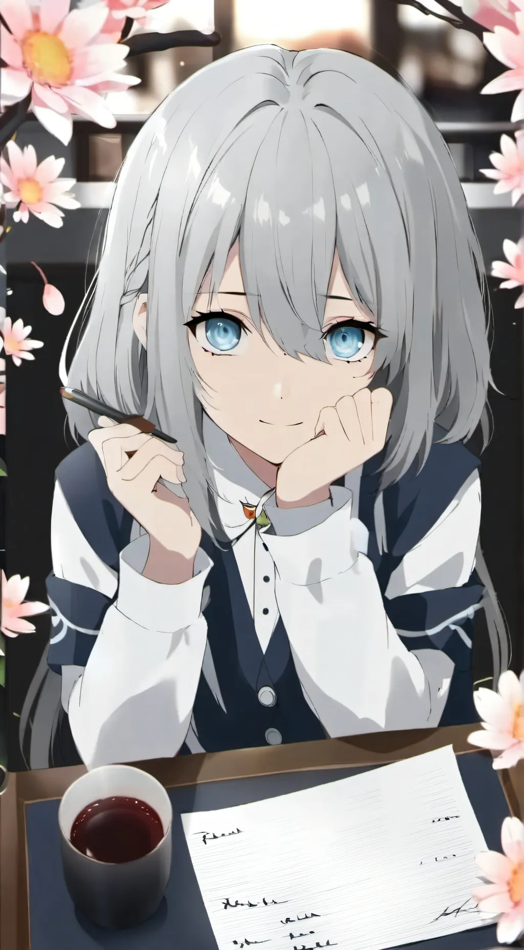 ai character: Мия background