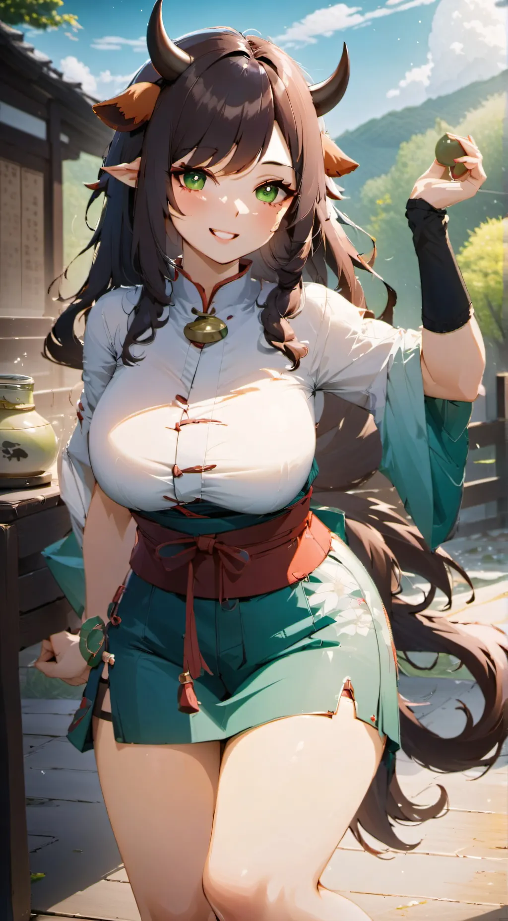 ai character: Kaoru background