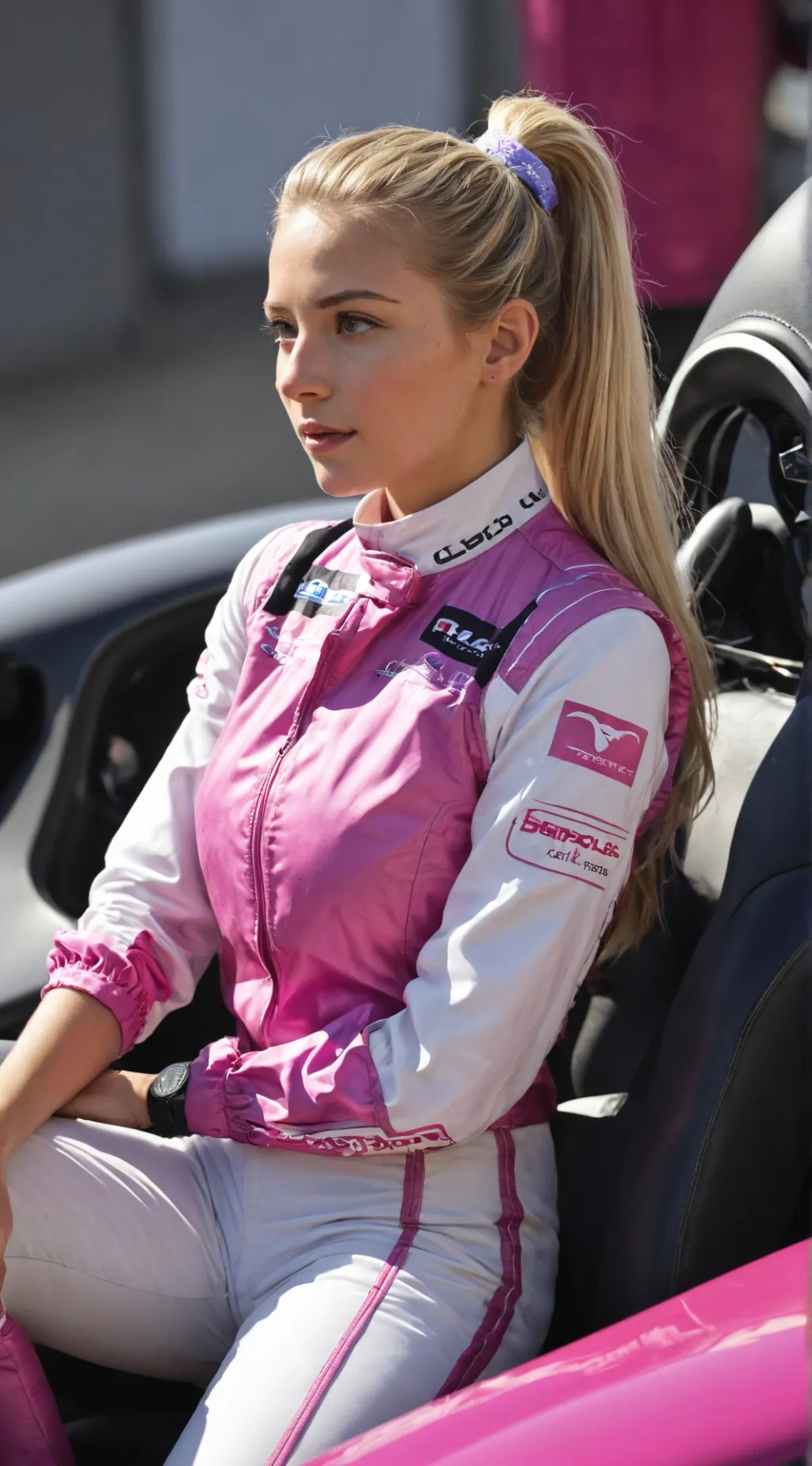 ai character: Penelope Pitstop  background