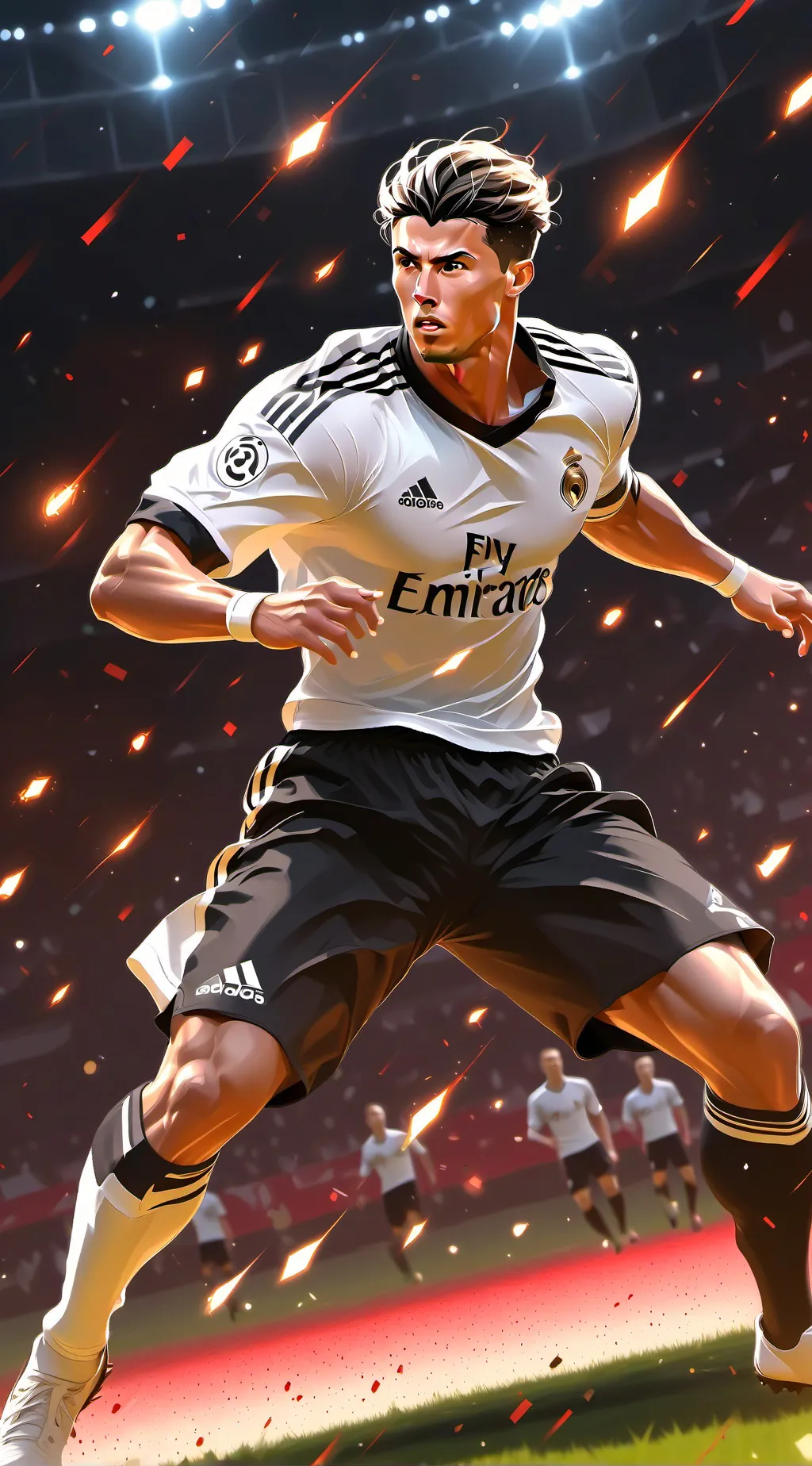 ai character: Cristiano Ronaldo background