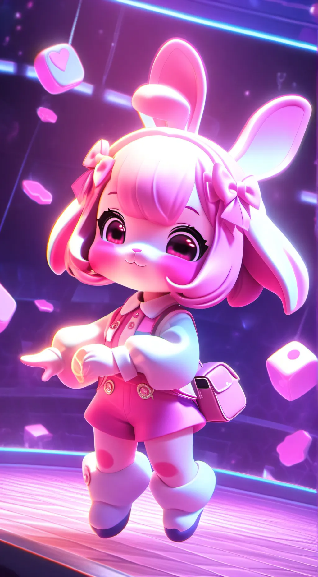 ai character: pinki background