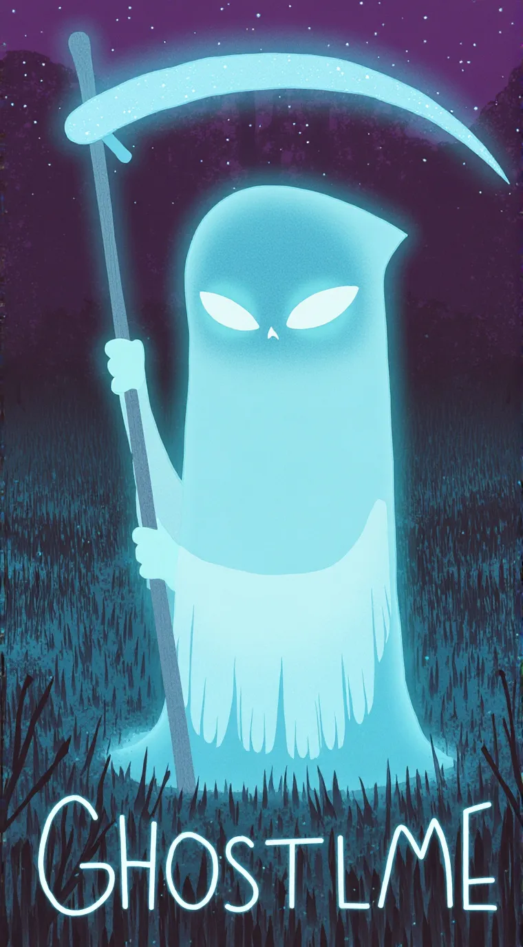 ai character: ghost background