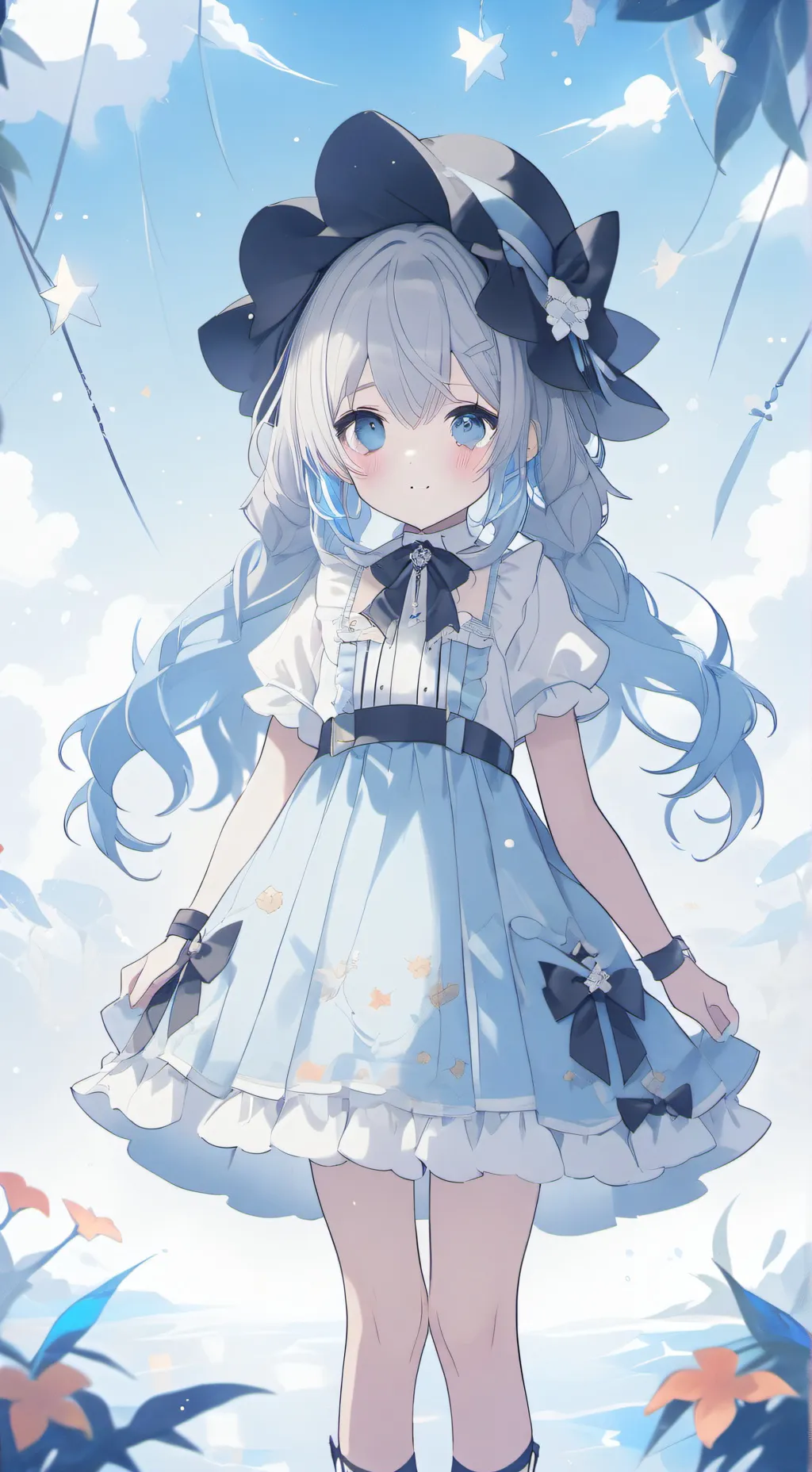 ai character: Sky is lost background