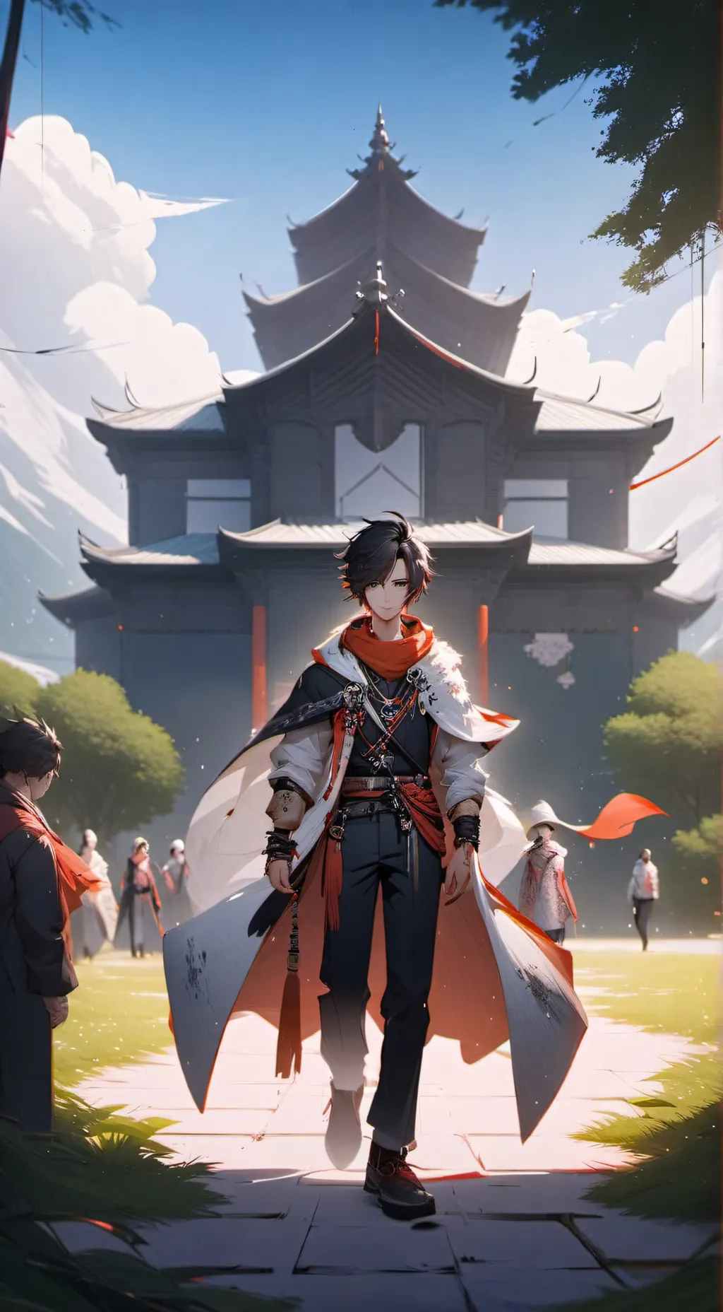 ai character: Ninja  background