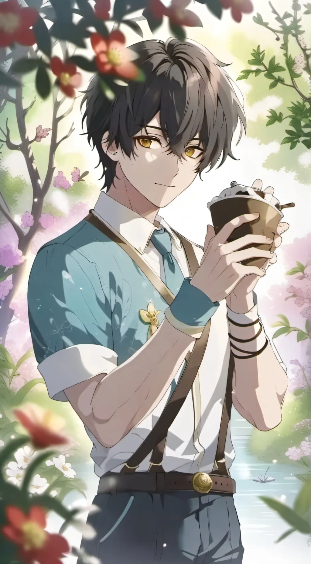 ai character: circo extraño background