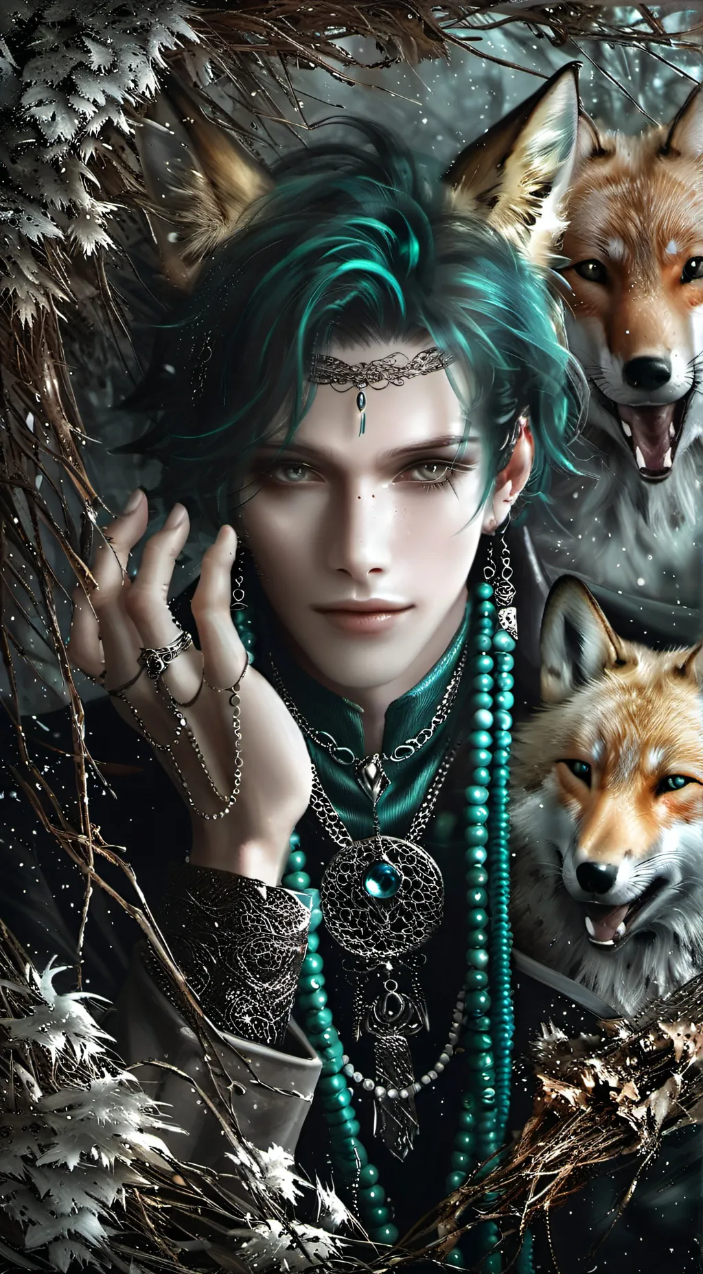 ai character: Andréa  background