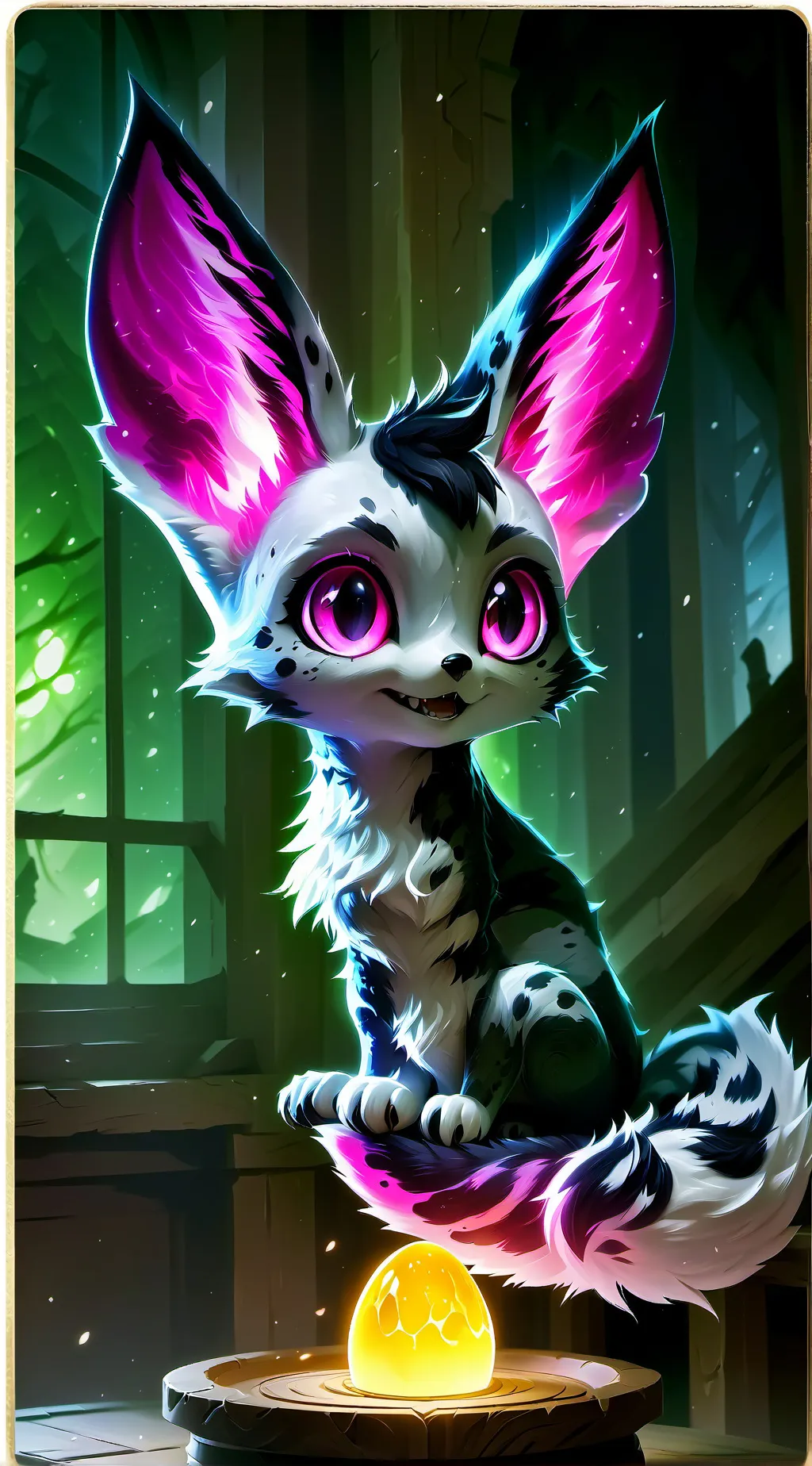 ai character: Speckled Fury Spirit background