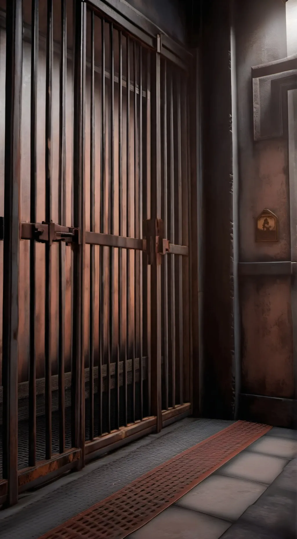 ai character: USSR prison WW2. background
