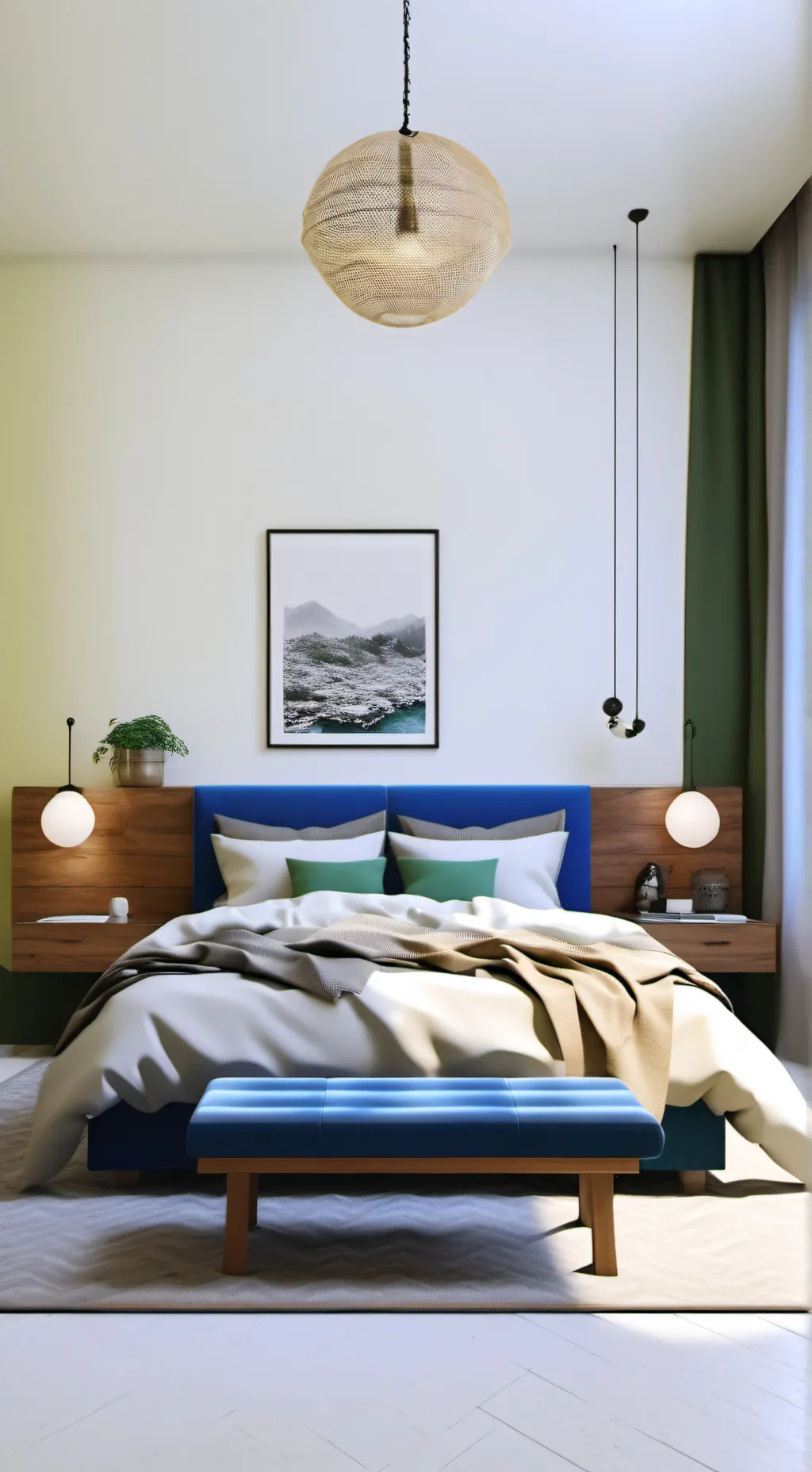 ai character: Sleep over background