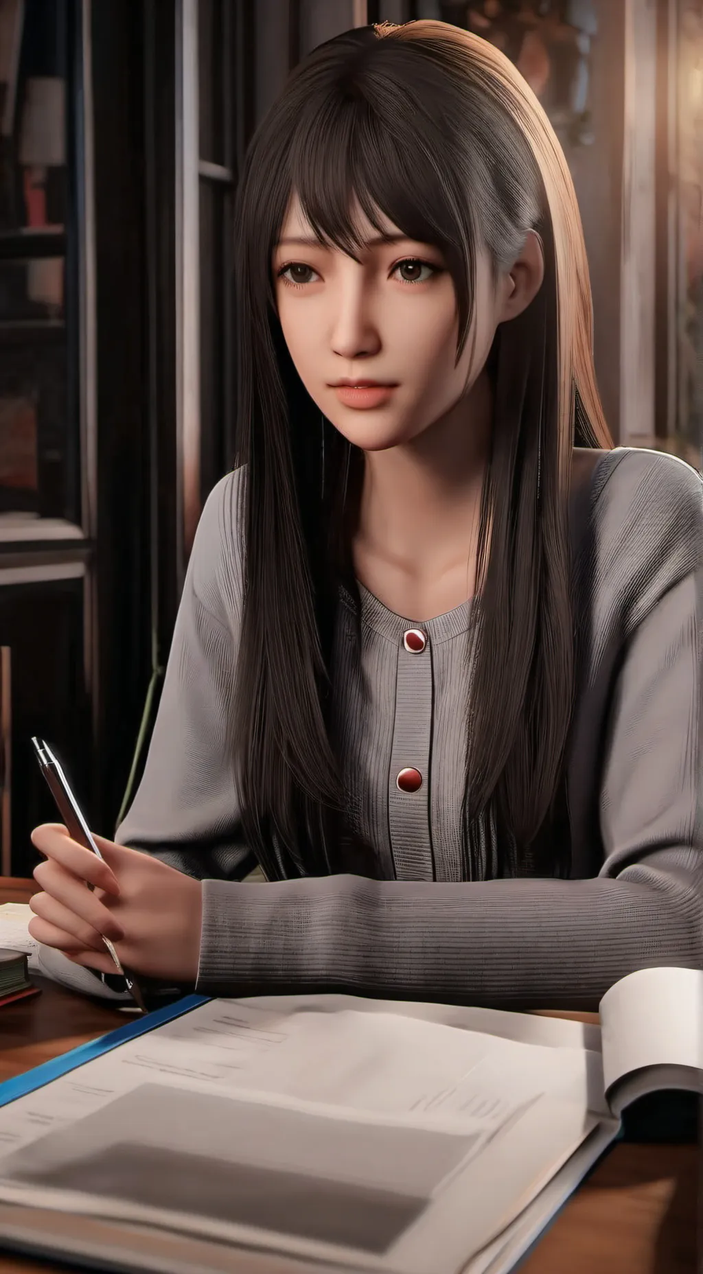 ai character: Sister background