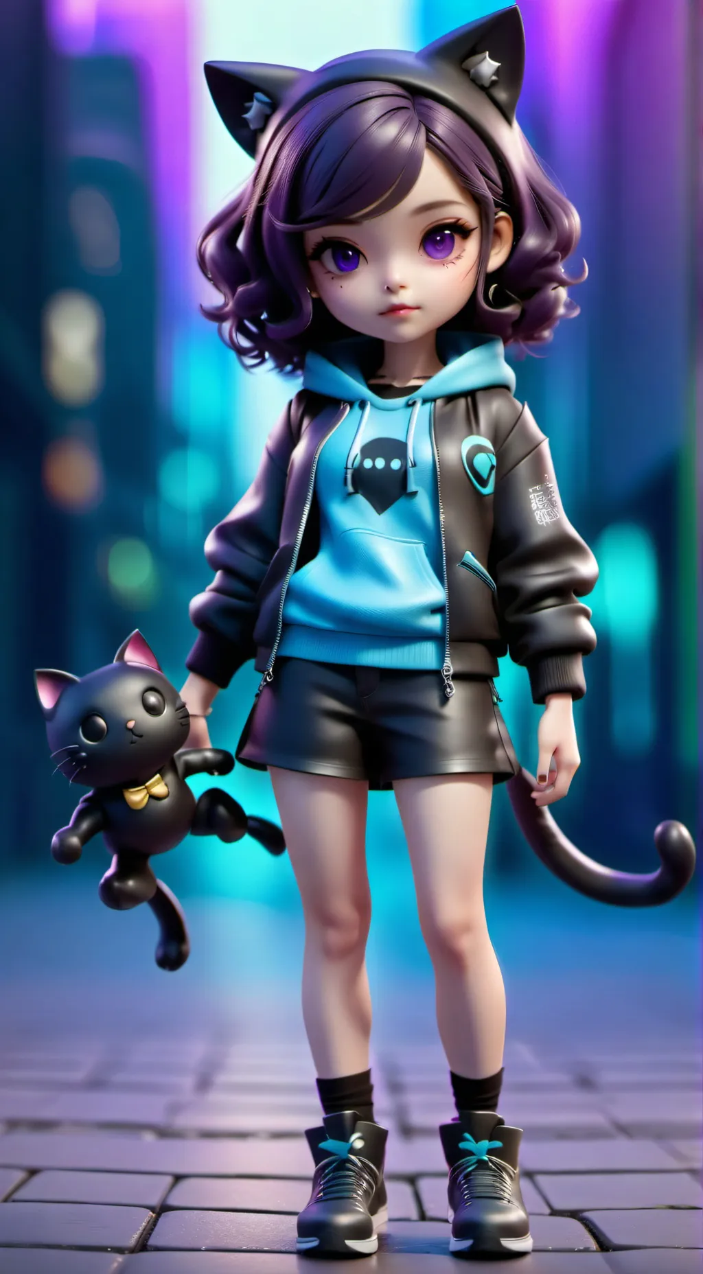 ai character: Bubble  background