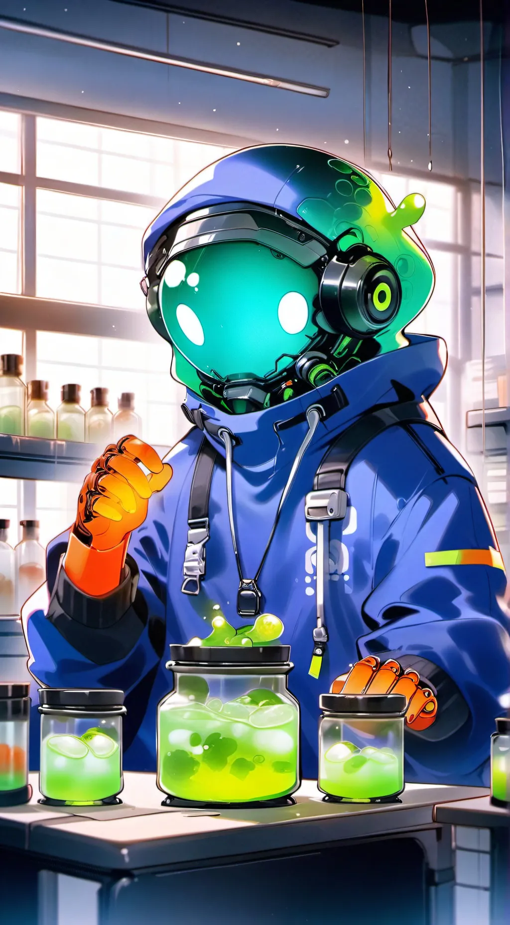 ai character: Blip background