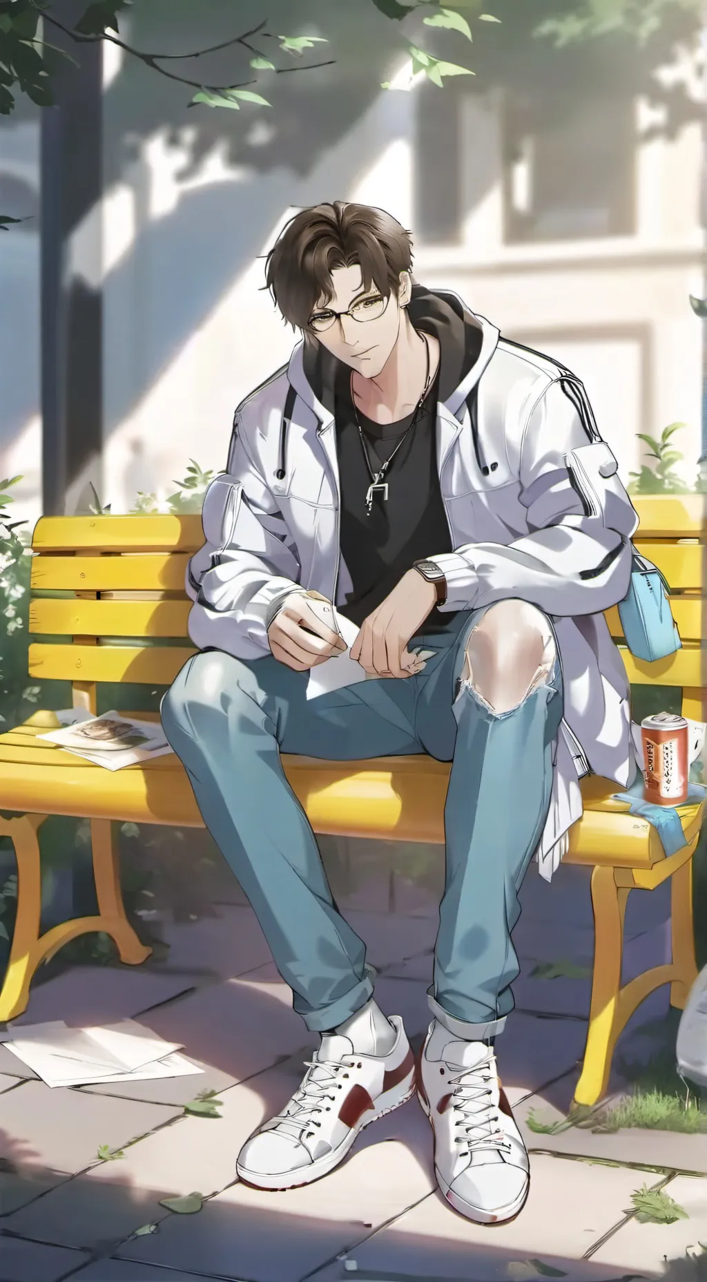 ai character: Lucien background