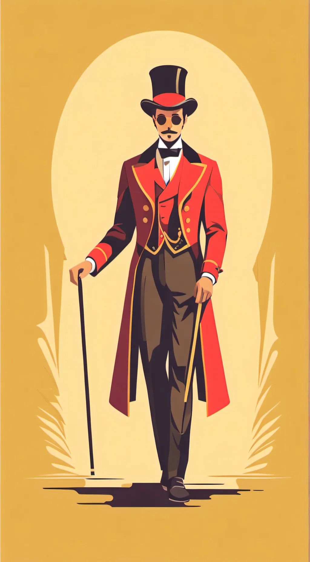 ai character: Mister Virello  background
