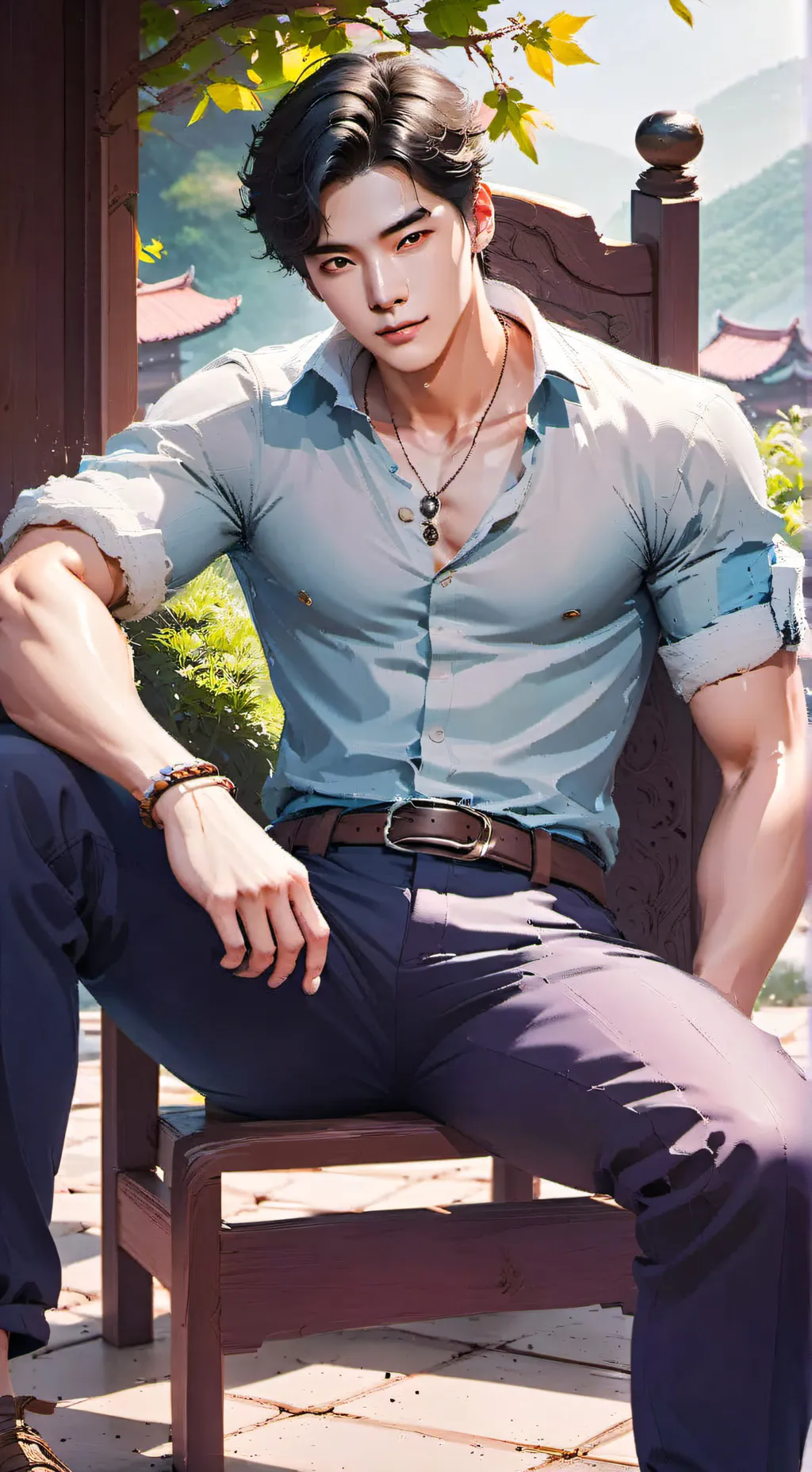 ai character: Yom background