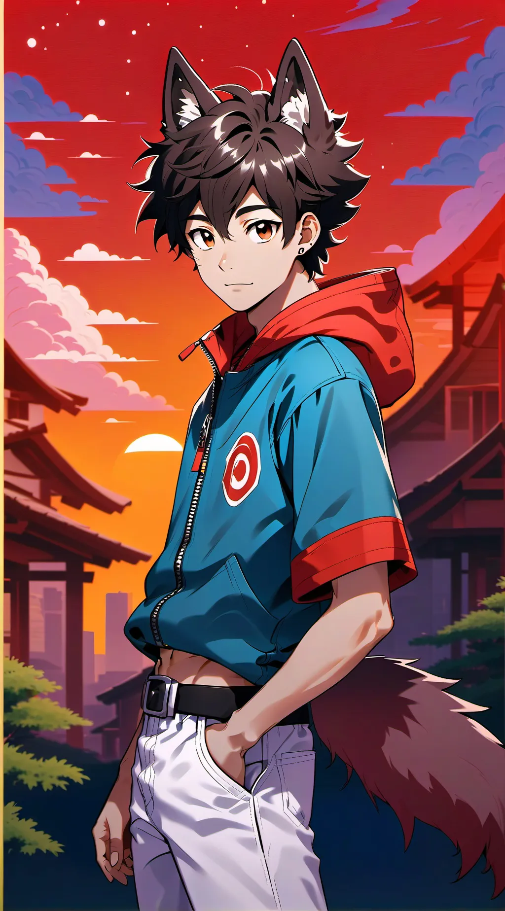 ai character: MidWolf background