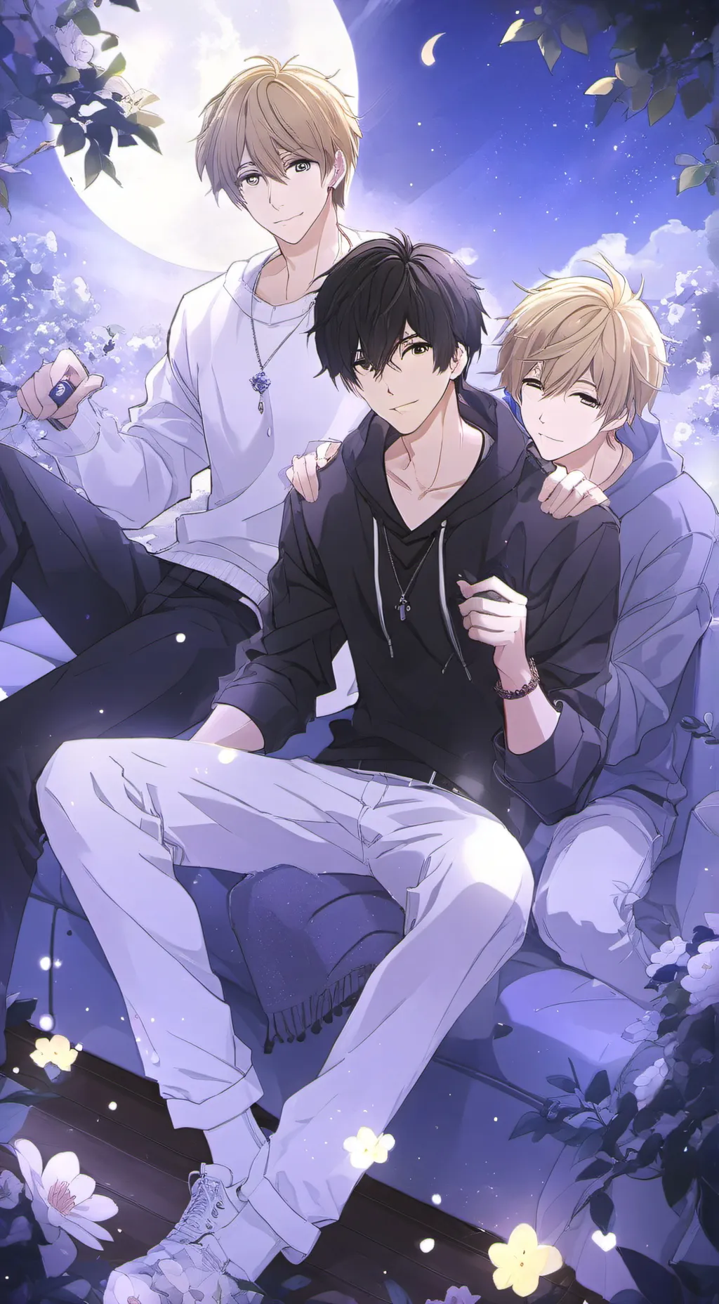 ai character: Boys sleepover background