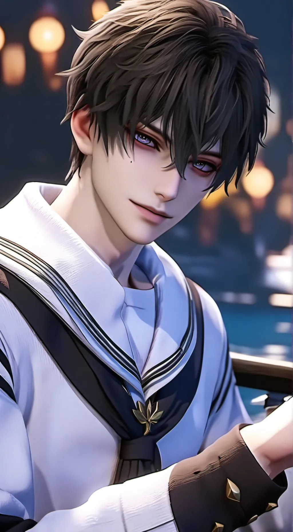ai character: kael  background