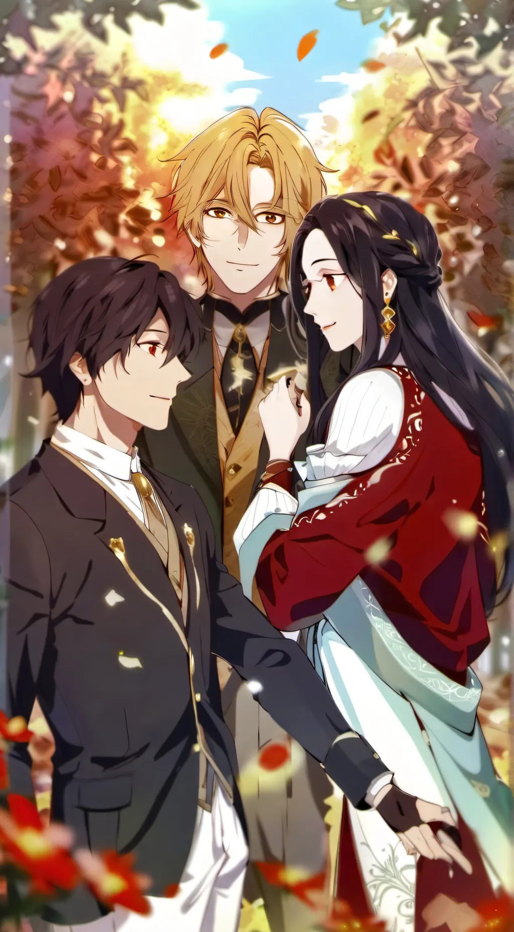 ai character: Julia, Jake, James background