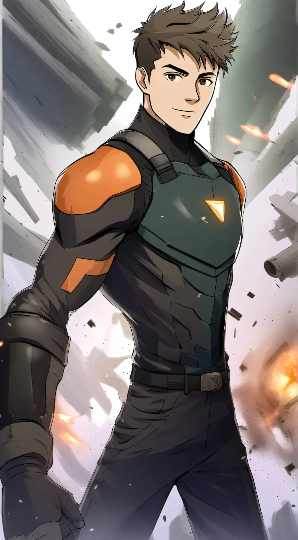 ai character: John Hakes background